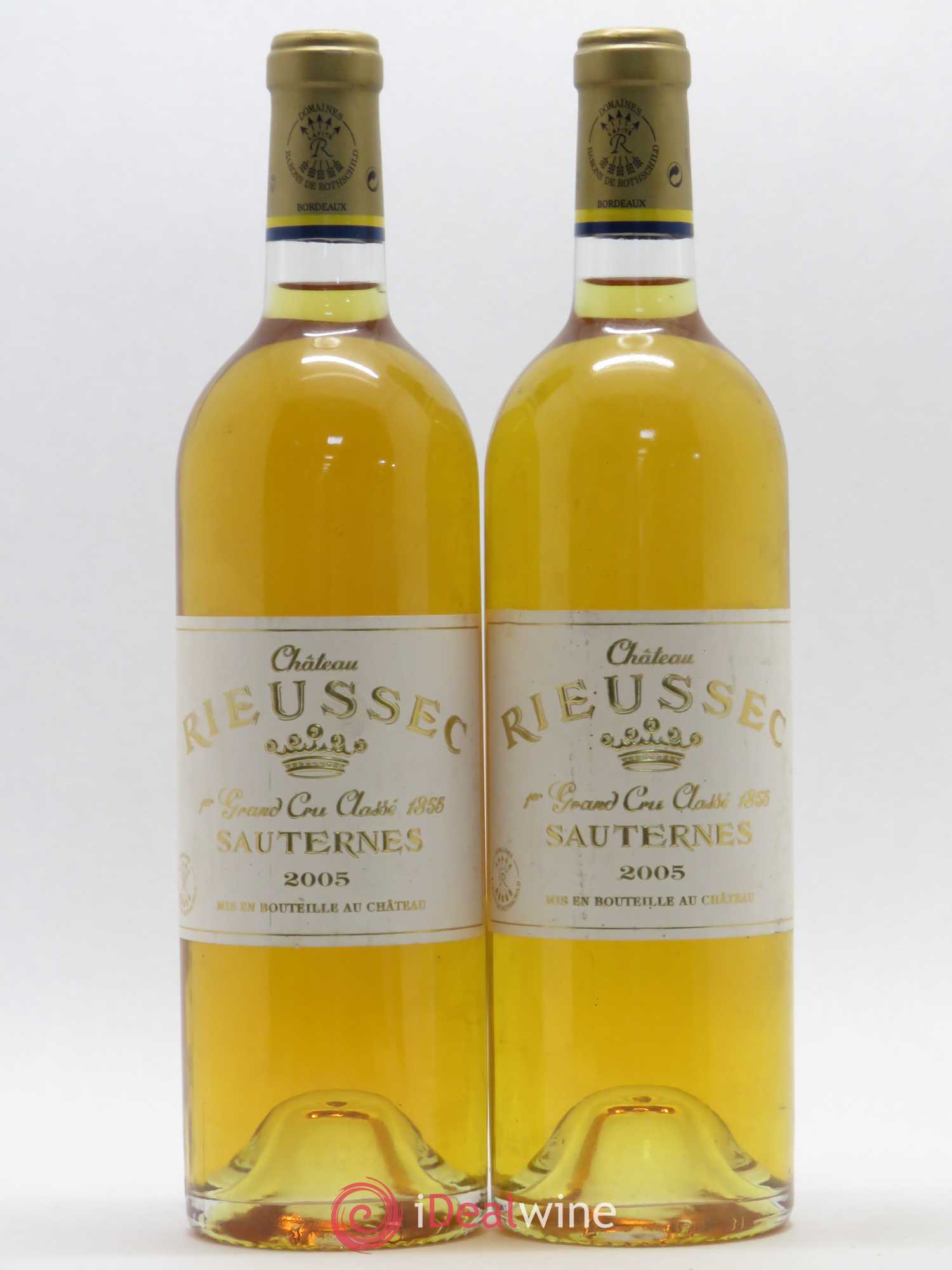Château Rieussec 1er Grand Cru Classé 2005 - Lotto di 2 bottiglie - 0