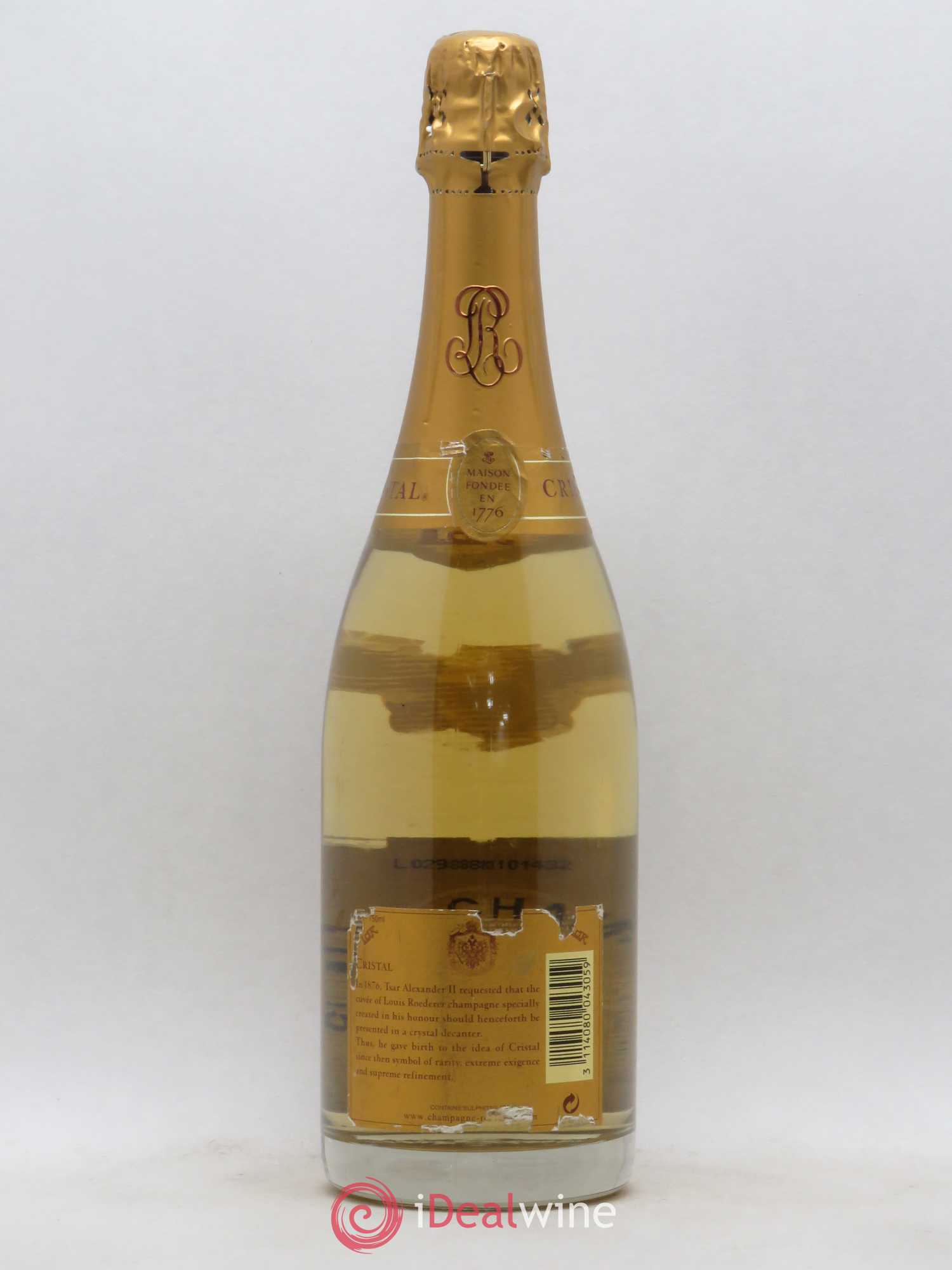 Cristal Louis Roederer 2000 - Lot de 1 bouteille - 1