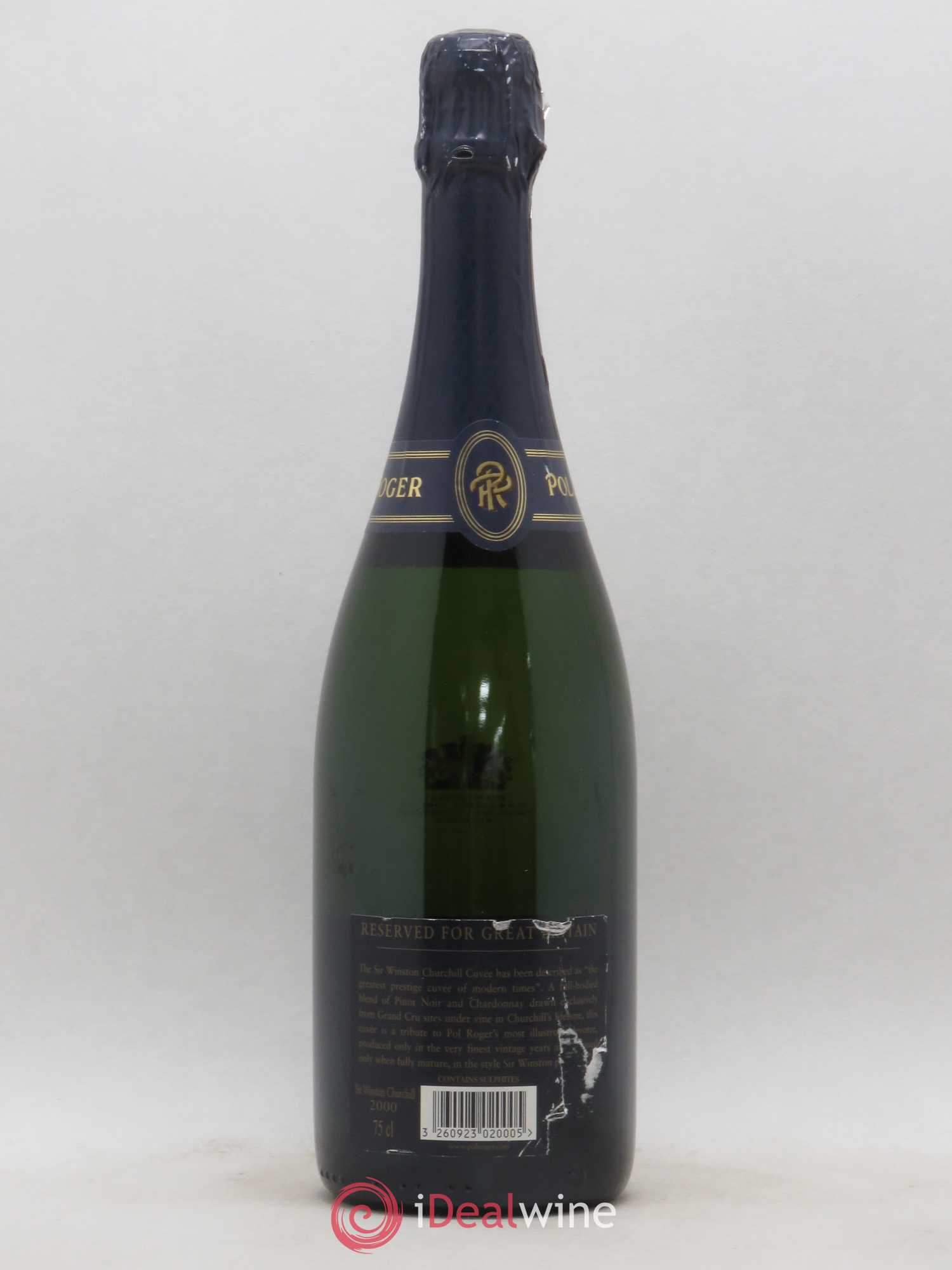 Cuvée Winston Churchill Pol Roger 2000 - Lot de 1 bouteille - 1