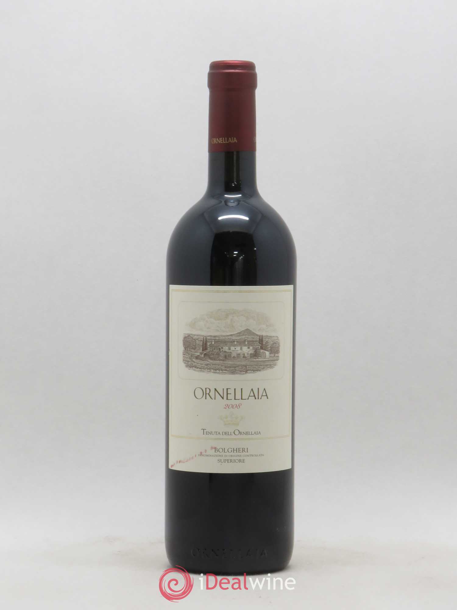 Bolgheri DOC Superiore Ornellaia Tenuta Dell'Ornellaia - Frescobaldi 2008 - Lot de 1 bouteille - 0