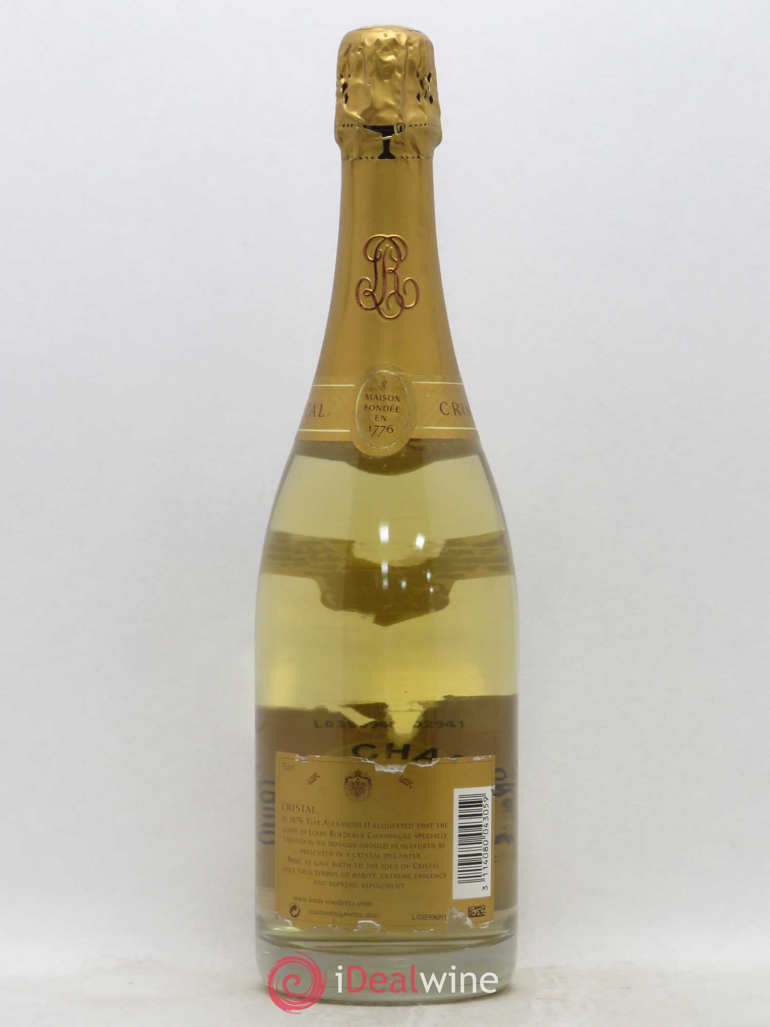 Cristal Louis Roederer 2004 - Lot de 1 bouteille - 1