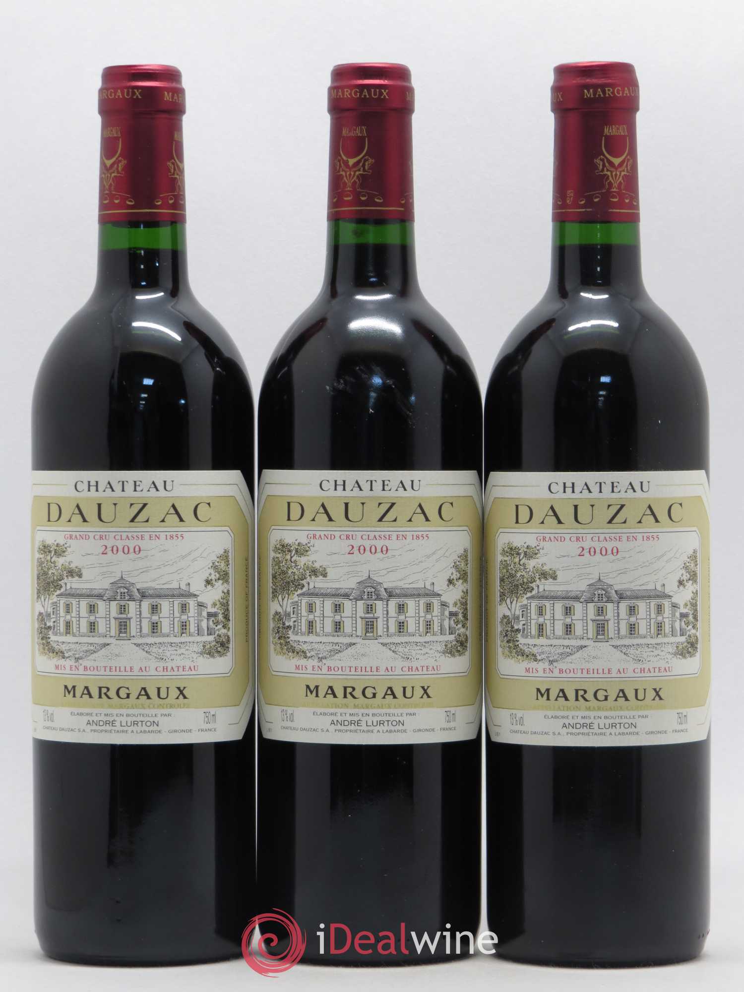 Château Dauzac 5ème Grand Cru Classé 2000 - Lot de 6 bouteilles - 1