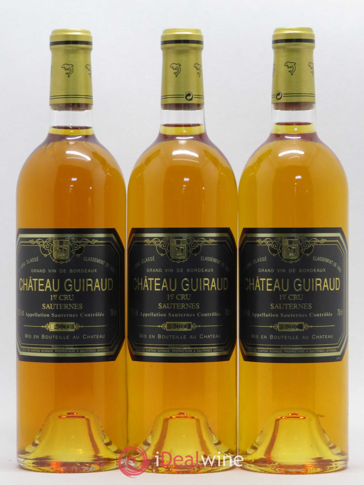Château Guiraud 1er Grand Cru Classé 2001 - Lotto di 6 bottiglie - 1