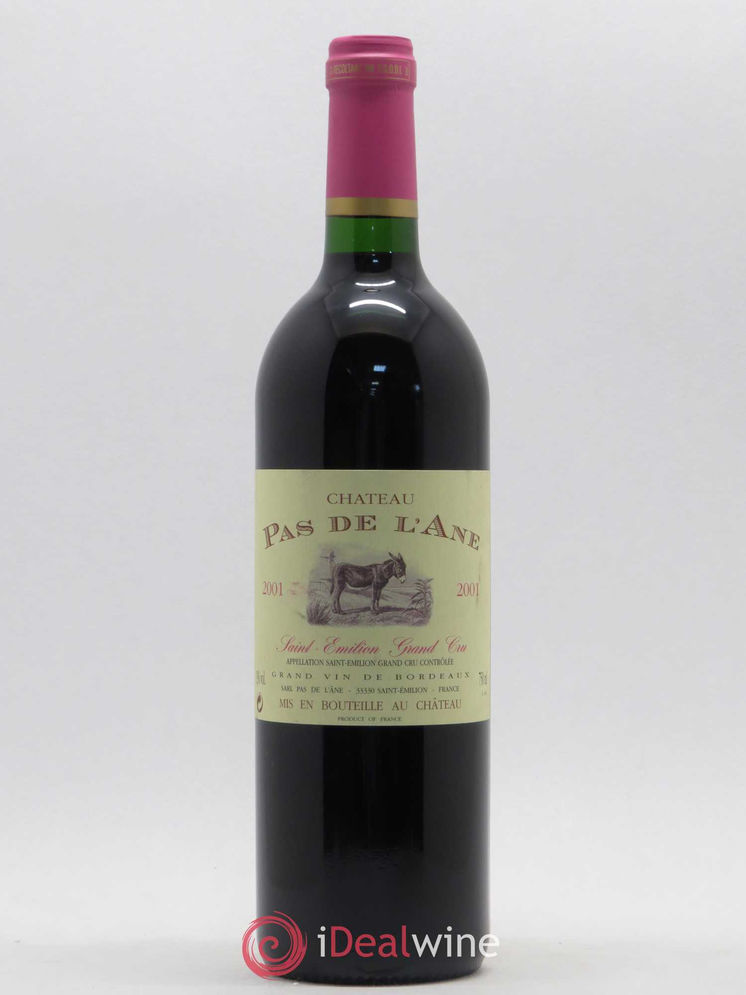 Château Pas de l'Ane 2001 - Lot de 1 bouteille - 0