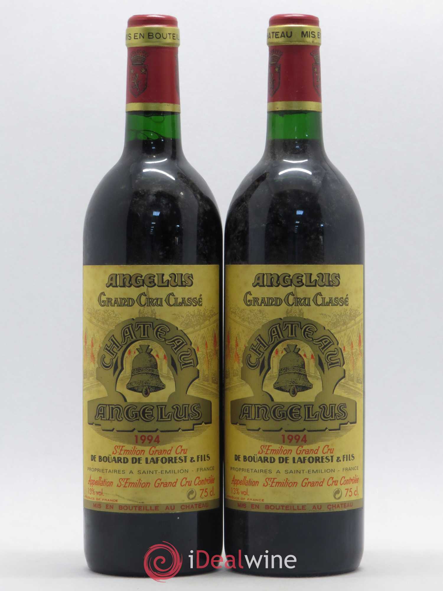 Château Angélus 1er Grand Cru Classé A 1994 - Lot de 2 bouteilles - 0