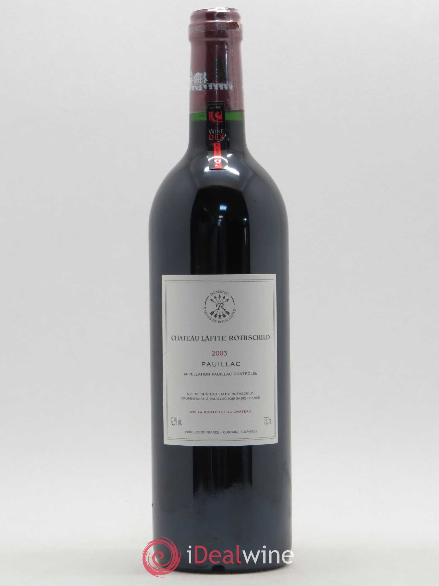 Château Lafite Rothschild 1er Grand Cru Classé 2003 - Lot de 1 bouteille - 1