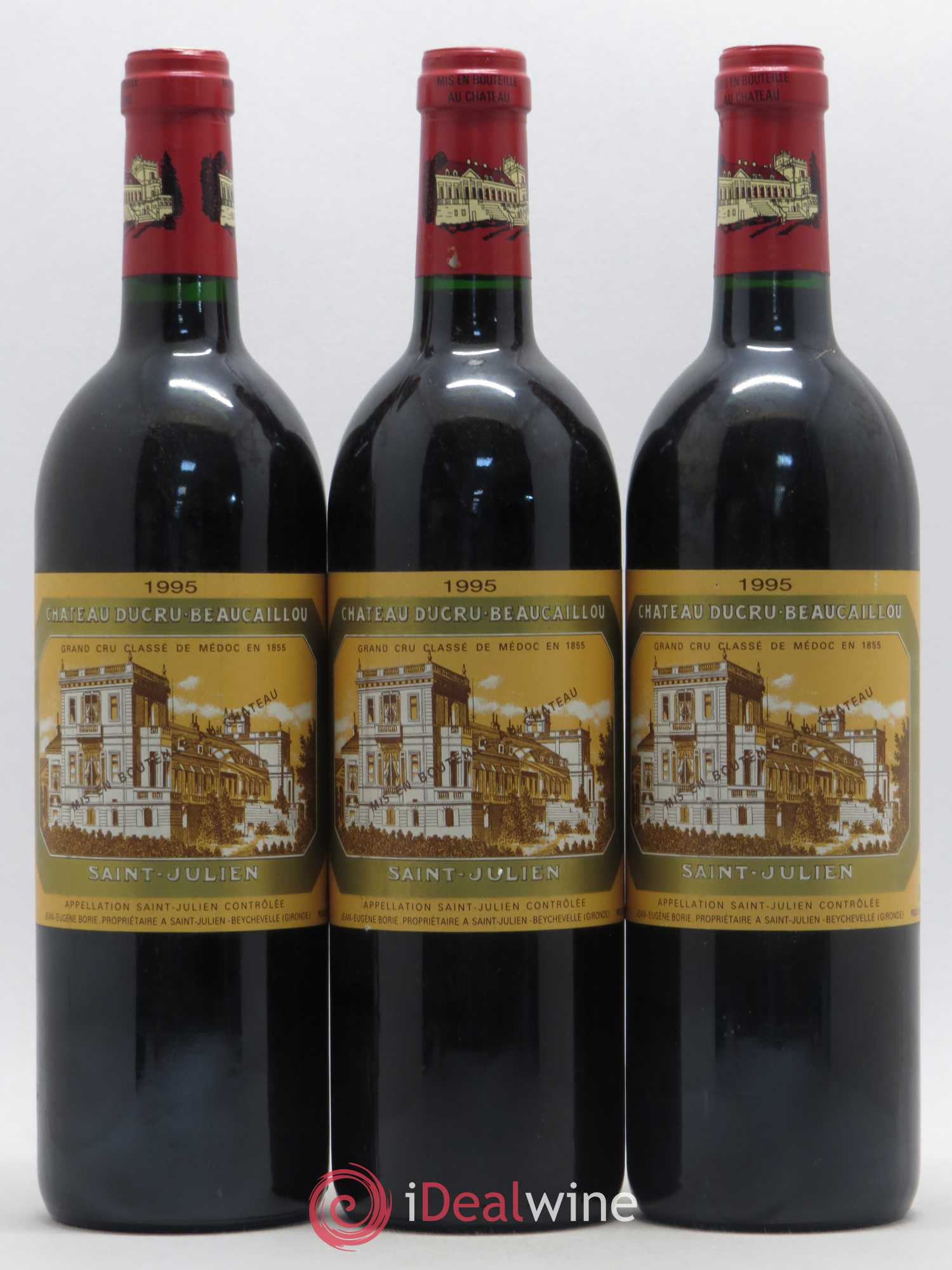 Château Ducru Beaucaillou 2ème Grand Cru Classé 1995 - Lot de 3 bouteilles - 0