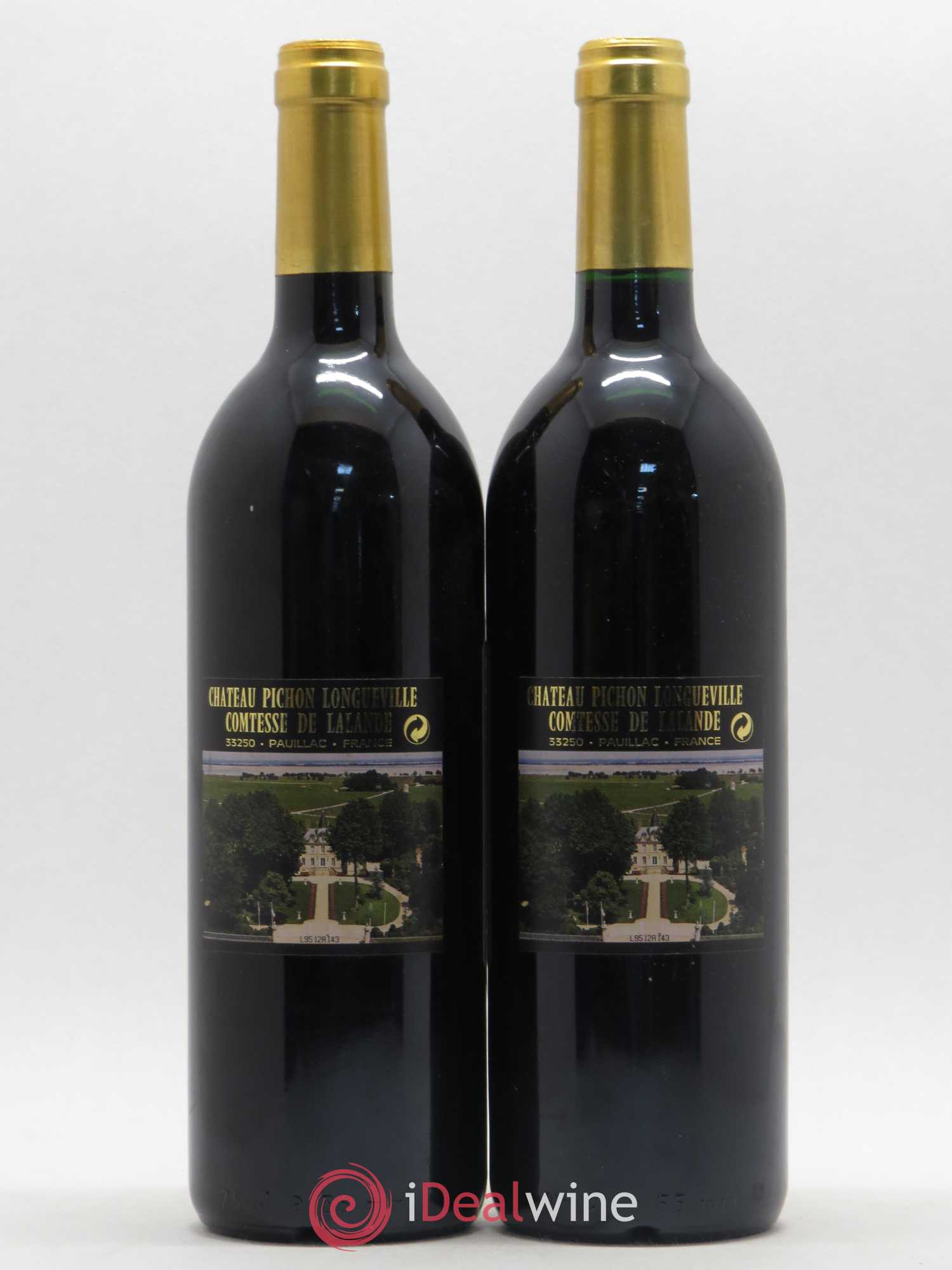 Château Pichon Longueville Comtesse de Lalande 2ème Grand Cru Classé 1995 - Lot de 2 bouteilles - 1