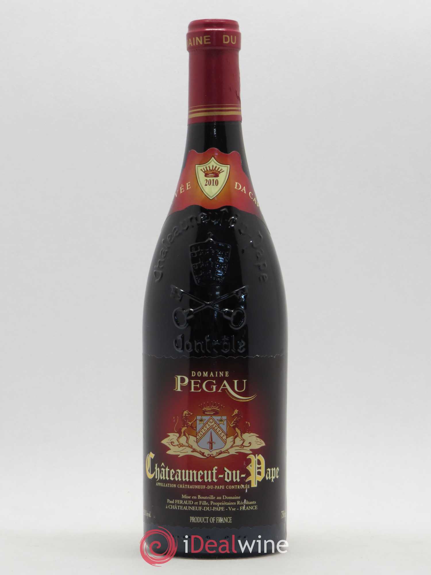 Châteauneuf-du-Pape Domaine du Pégau Cuvée Da Capo Paul et Laurence Féraud 2010 - Lot de 1 bouteille - 0