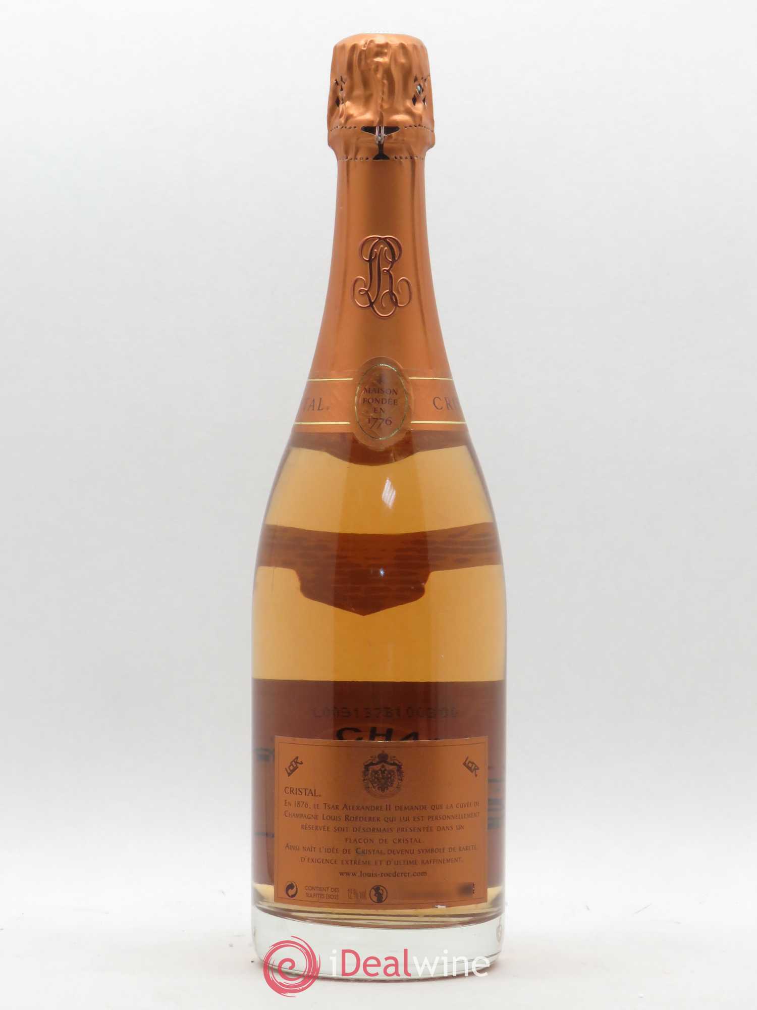 Rosé Brut Louis Roederer Cristal 2005 - Lot de 1 bouteille - 1