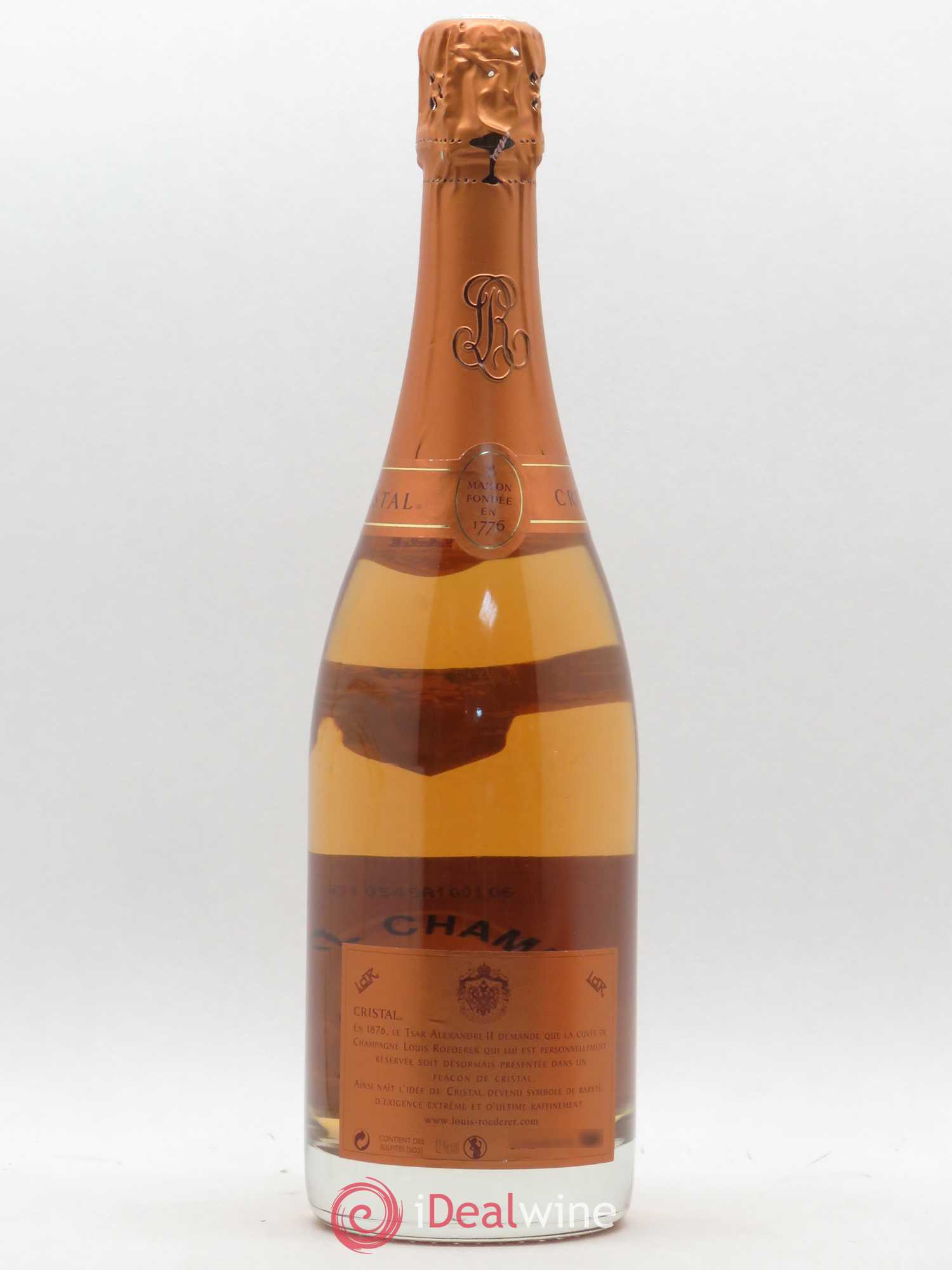 Rosé Brut Louis Roederer Cristal 2006 - Lot de 1 bouteille - 1