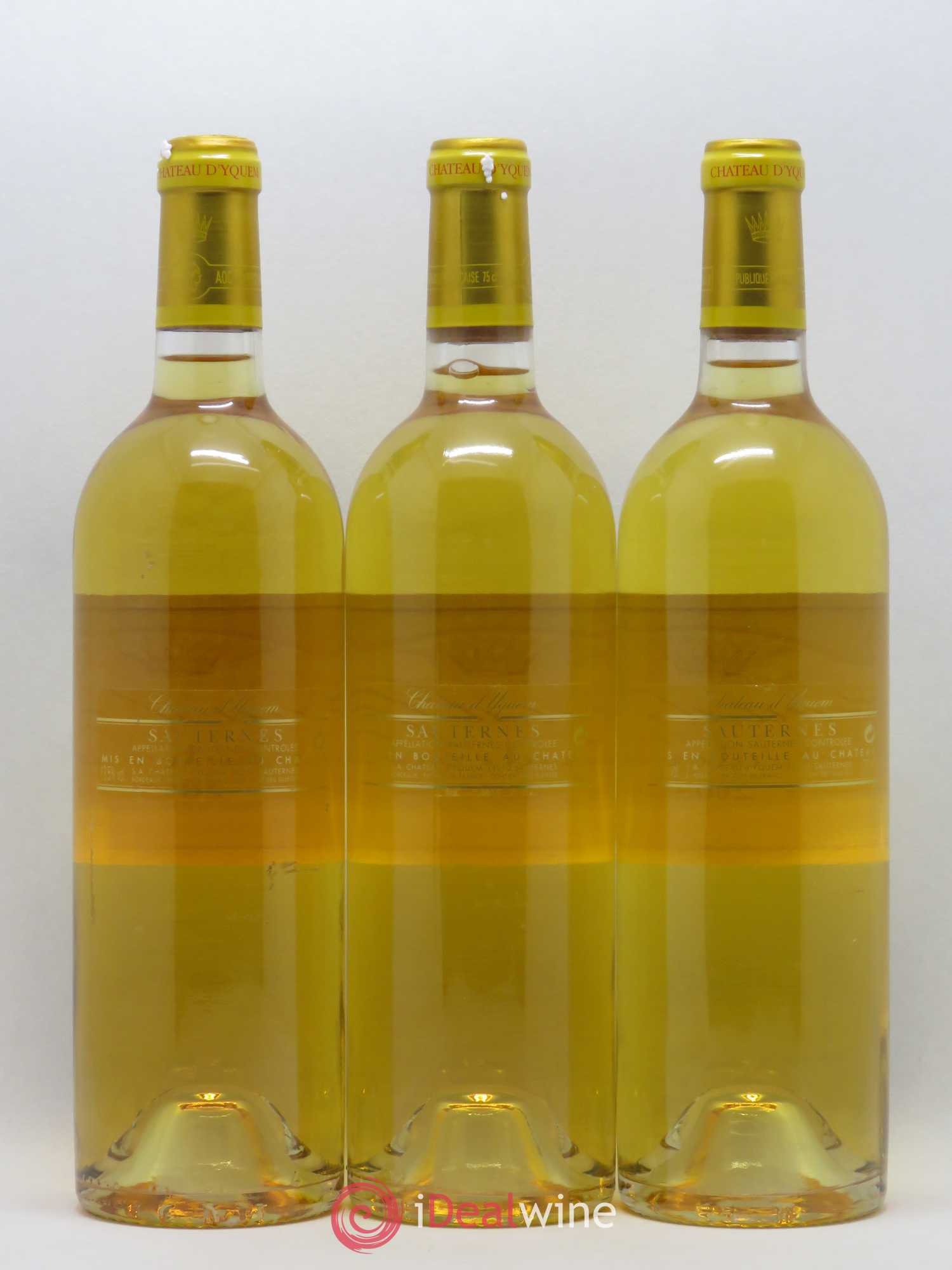 Château d' Yquem 1er Cru Classé Supérieur 2005 - Lotto di 3 bottiglie - 1