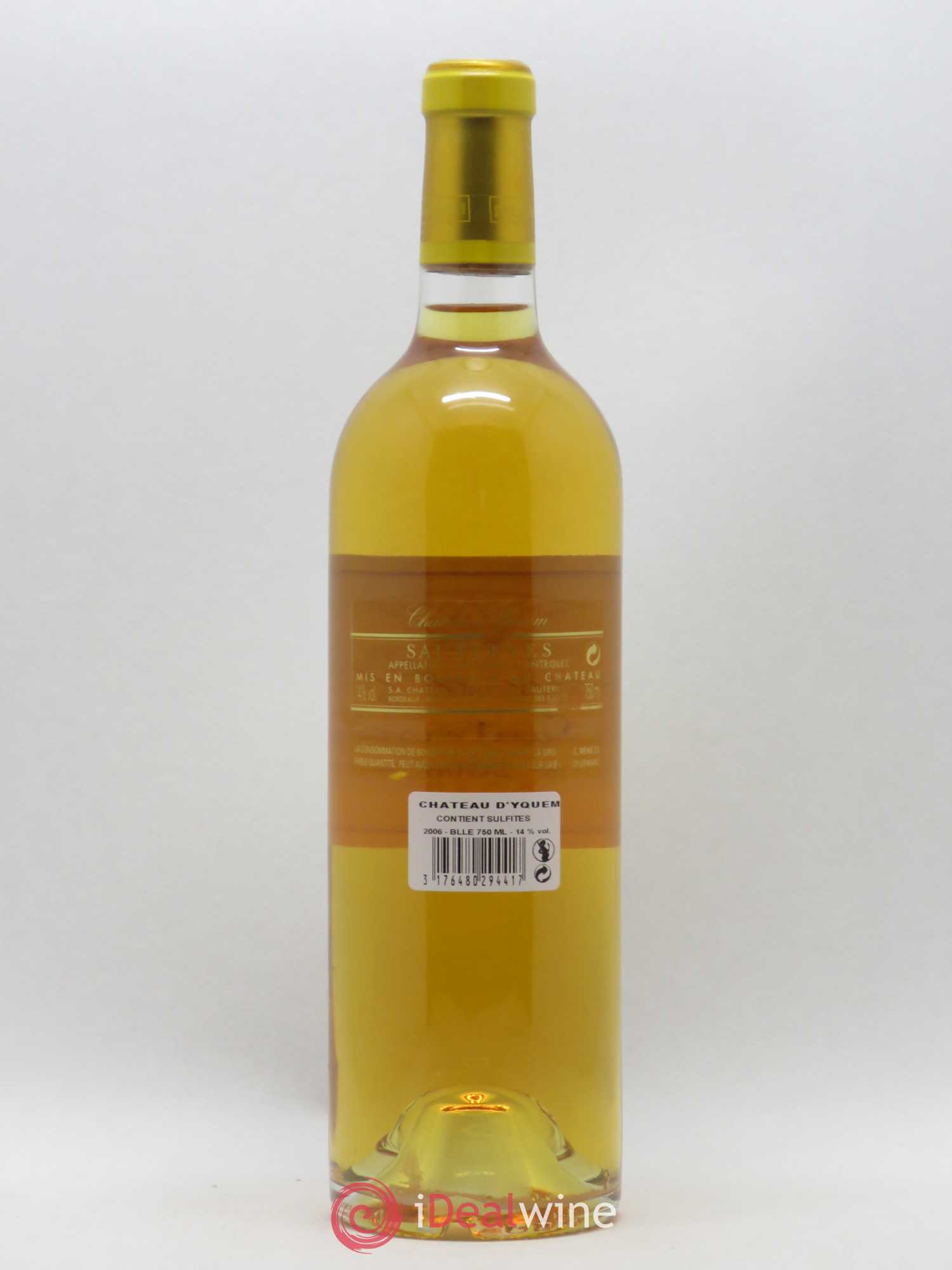 Château d' Yquem 1er Cru Classé Supérieur 2006 - Lotto di 1 bottiglia - 1