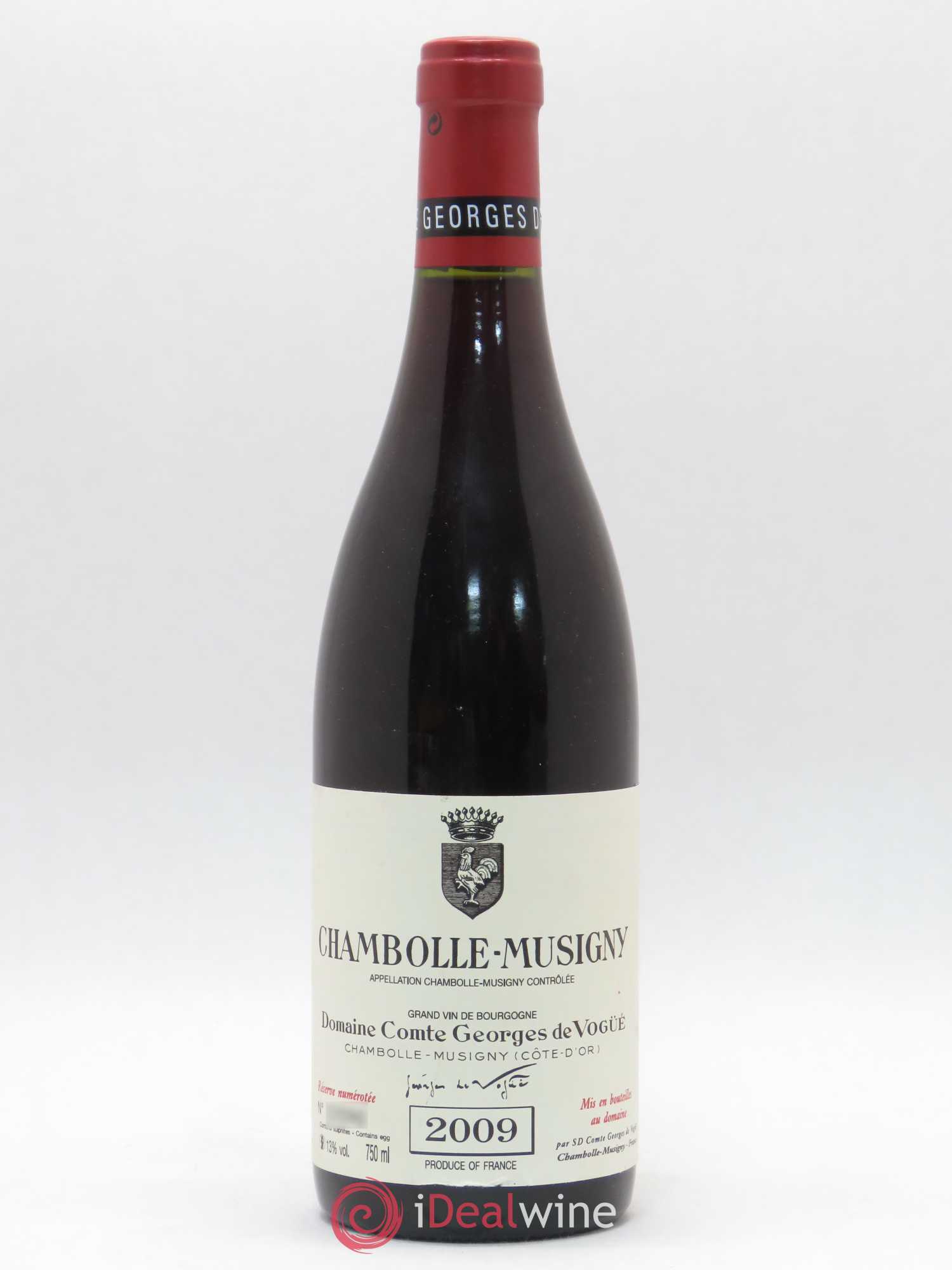 Chambolle-Musigny Comte Georges de Vogüé 2009 - Lot de 1 bouteille - 0