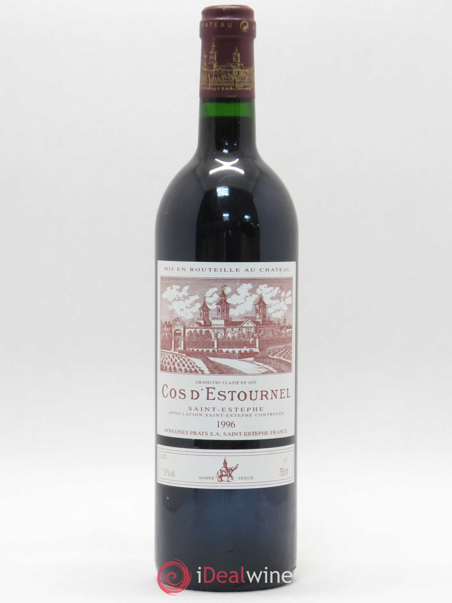 Cos d'Estournel 2ème Grand Cru Classé 1996 - Lot de 1 bouteille - 0