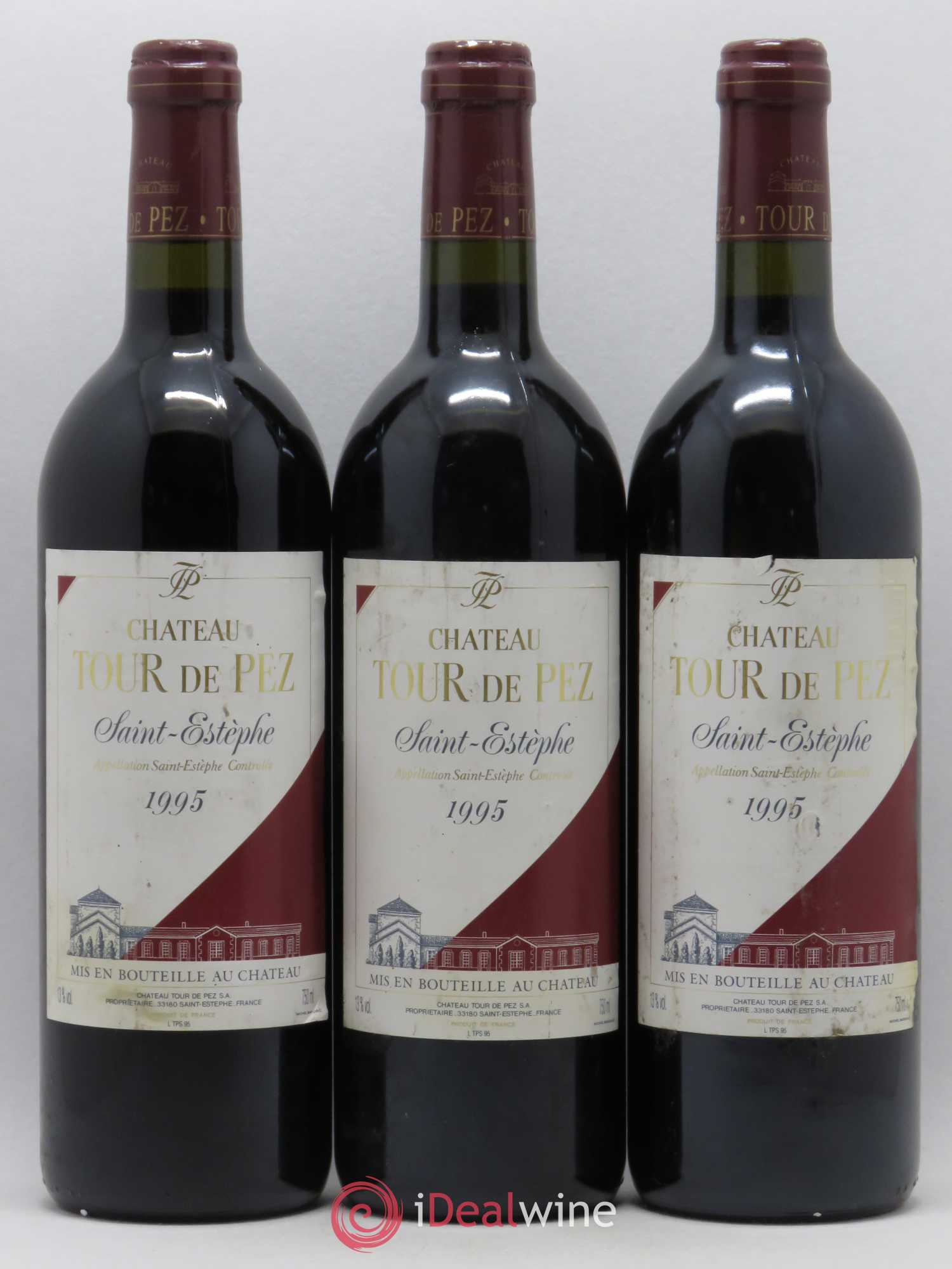 Château Tour de Pez Cru Bourgeois 1995 - Lot de 6 bouteilles - 1