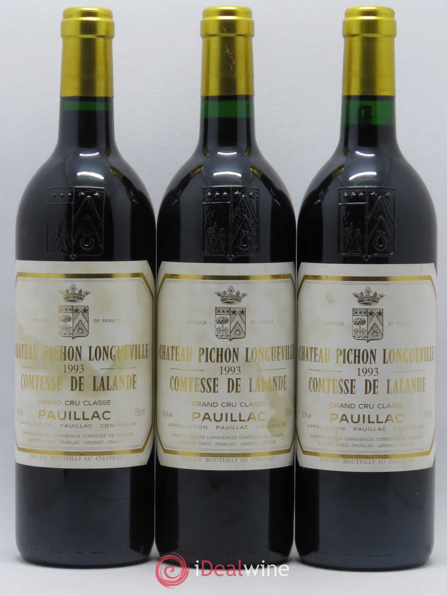 Château Pichon Longueville Comtesse de Lalande 2ème Grand Cru Classé 1993 - Lot de 6 bouteilles - 2