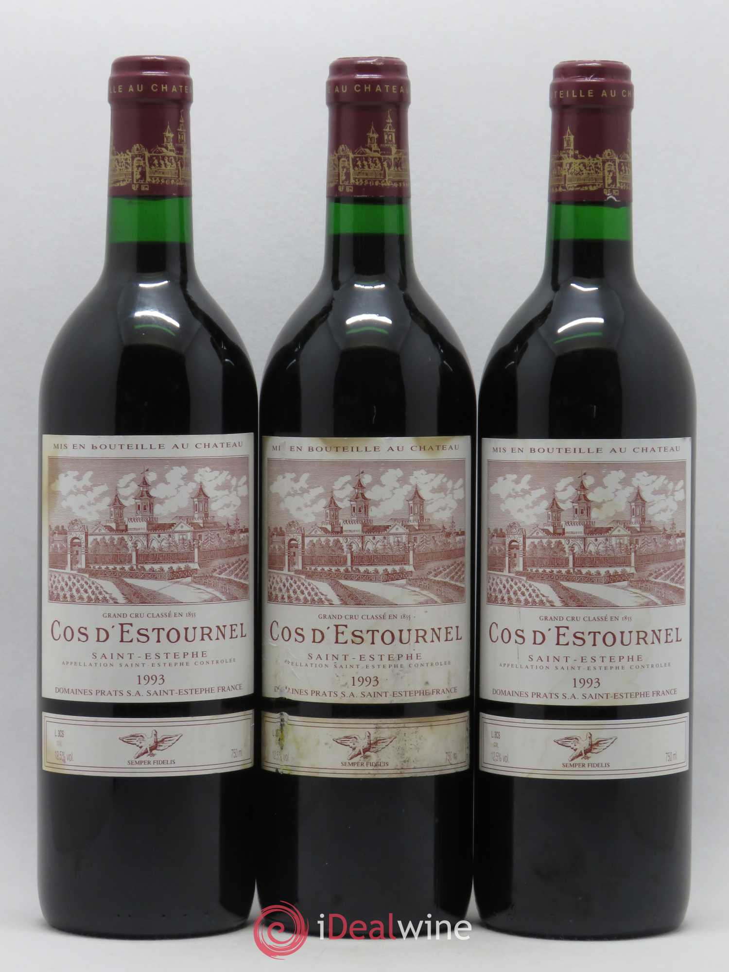 Cos d'Estournel 2ème Grand Cru Classé 1993 - Lot de 6 bouteilles - 1