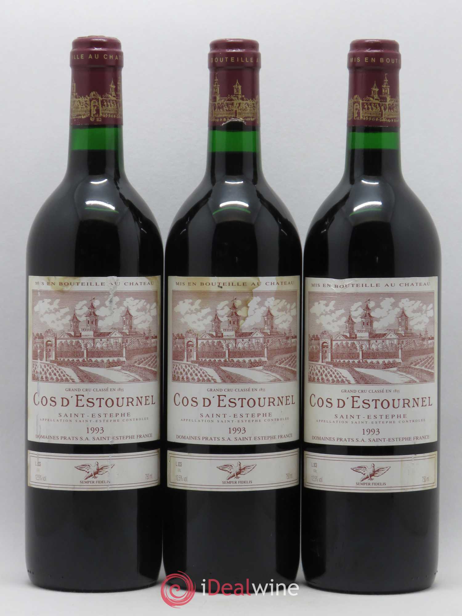 Cos d'Estournel 2ème Grand Cru Classé 1993 - Lot de 6 bouteilles - 2
