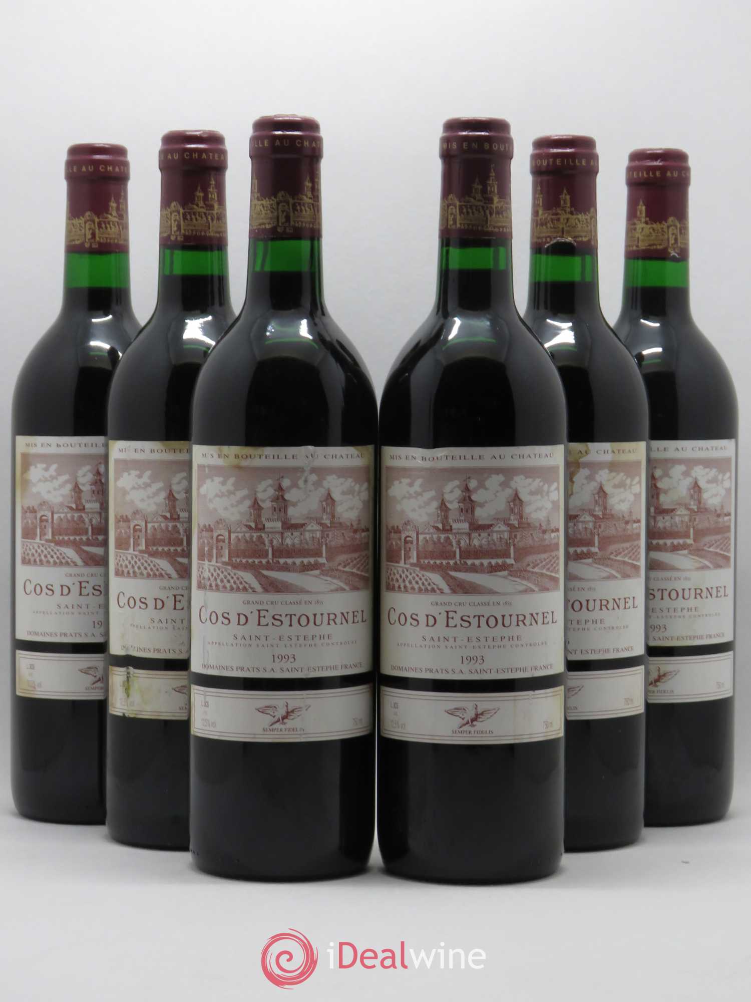 Cos d'Estournel 2ème Grand Cru Classé 1993 - Lot de 6 bouteilles - 0