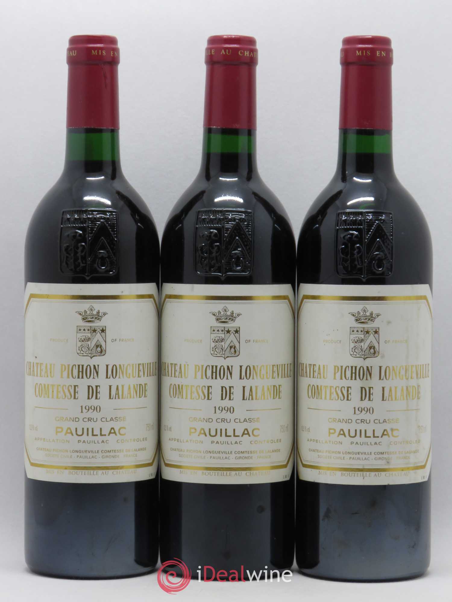 Château Pichon Longueville Comtesse de Lalande 2ème Grand Cru Classé 1990 - Lot de 6 bouteilles - 2