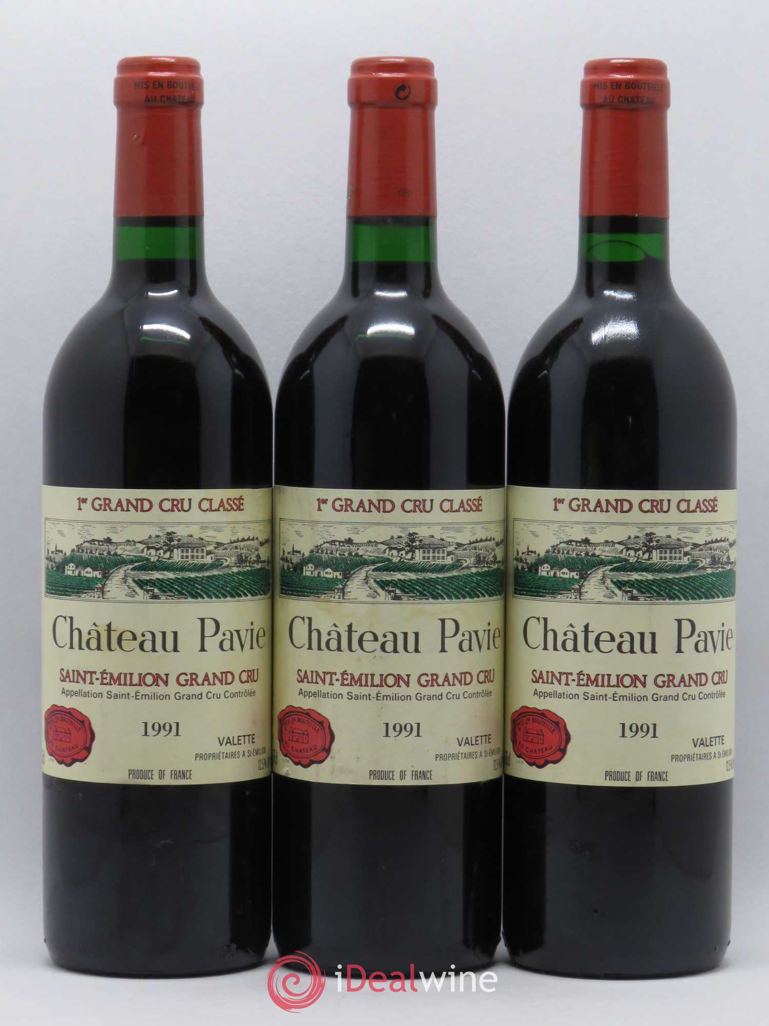 Château Pavie 1er Grand Cru Classé A 1991 - Lot de 6 bouteilles - 2