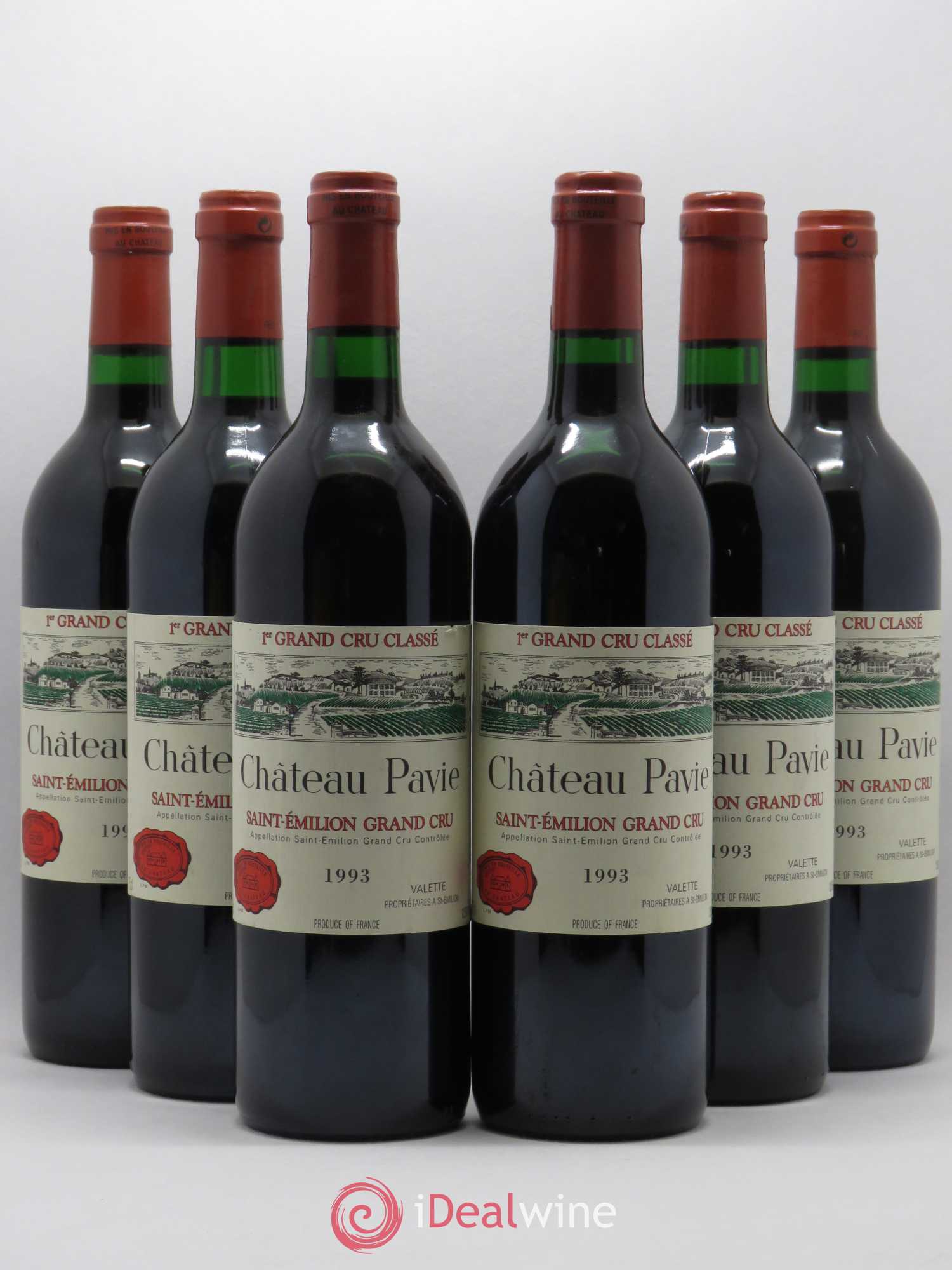 Château Pavie 1er Grand Cru Classé A 1993 - Lot de 6 bouteilles - 0