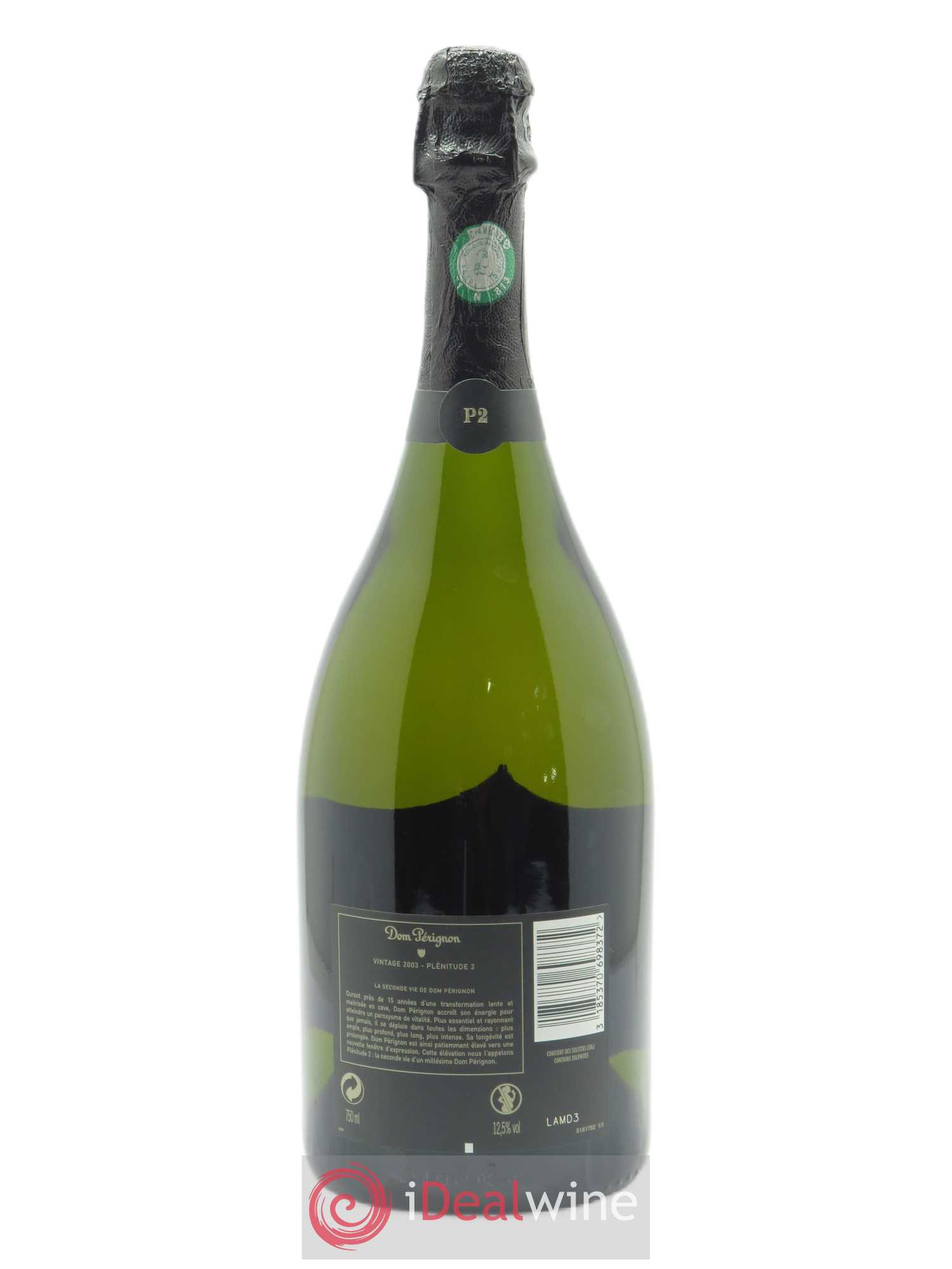 2eme Plénitude (P2) Dom Pérignon 2003 - Lot de 1 bouteille - 2