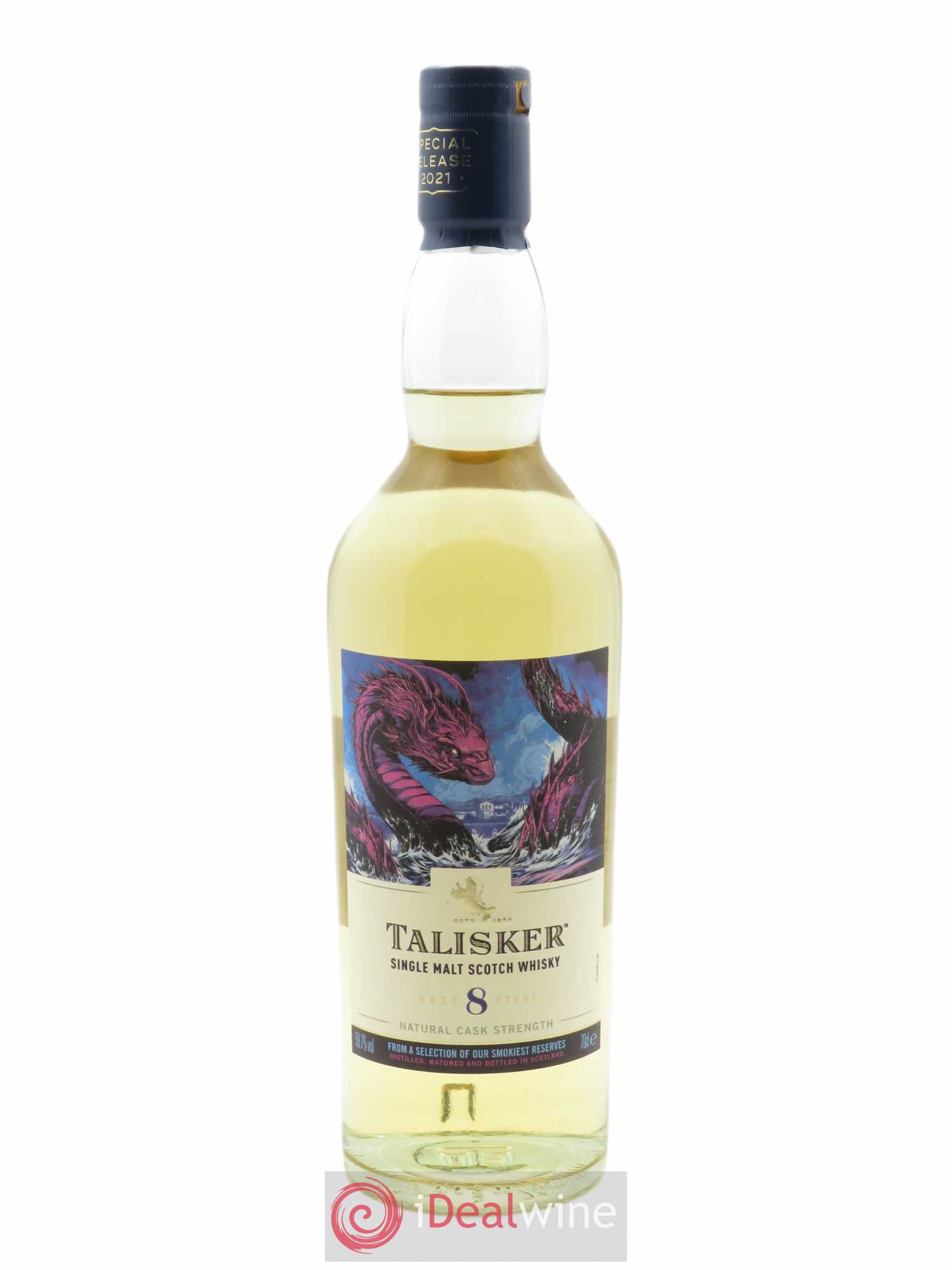 Talisker Single Malt Scotch Aged 8 Years Special Release 2021 - Lot de 1 bouteille - 1