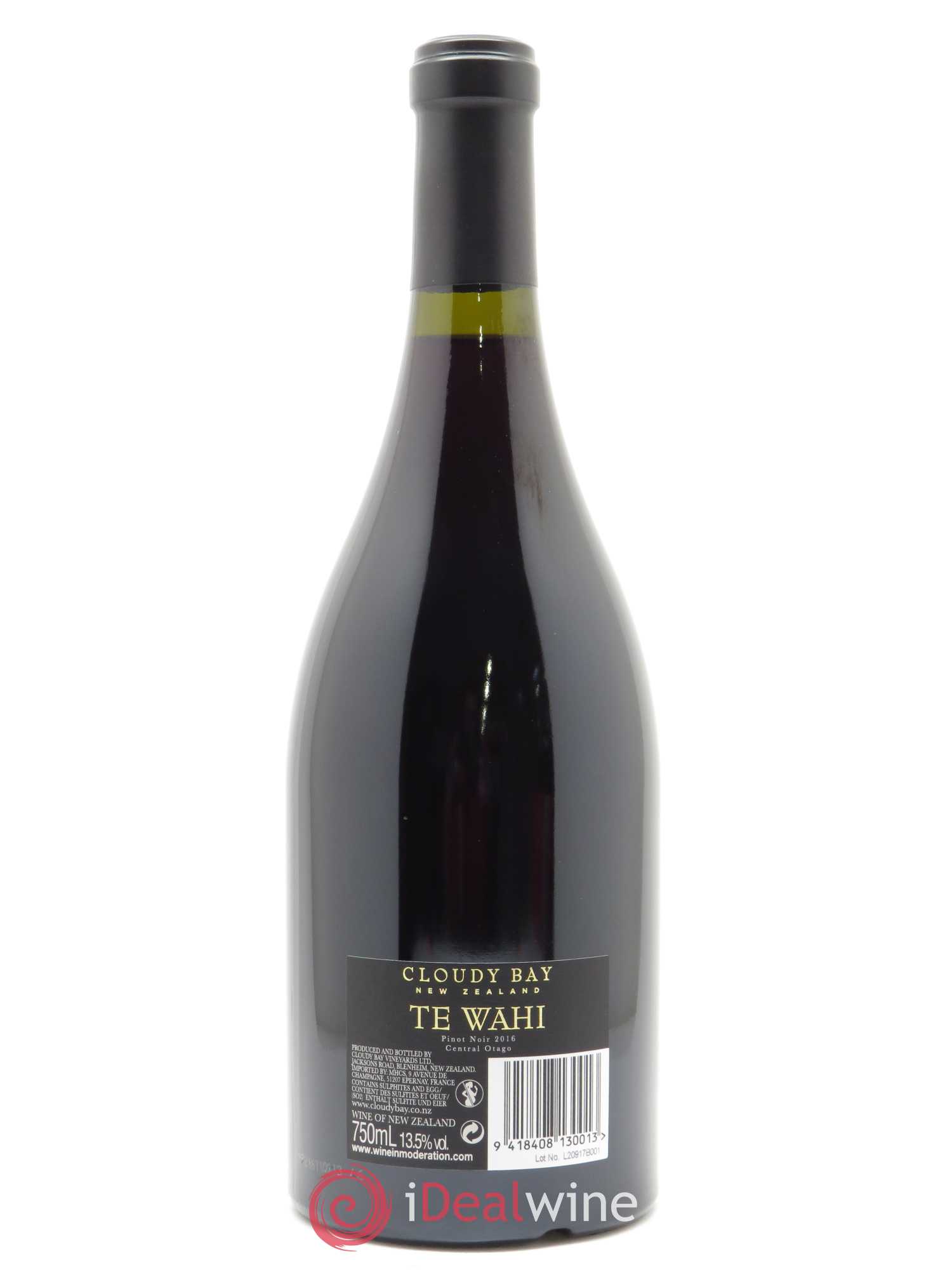 Central Otago Cloudy Bay Te Wahi 2016 - Lot de 1 bouteille - 1