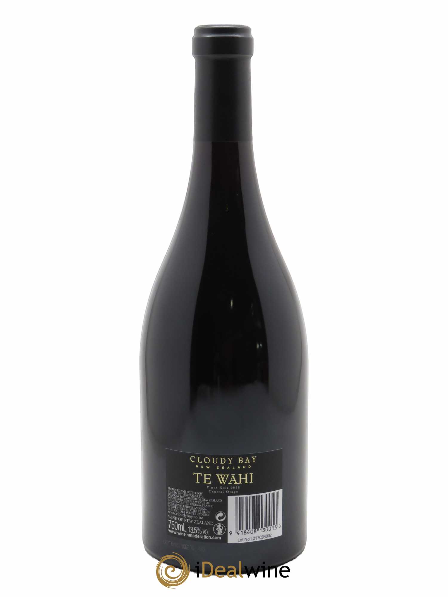 Central Otago Cloudy Bay Te Wahi 2018 - Lot de 1 bouteille - 1