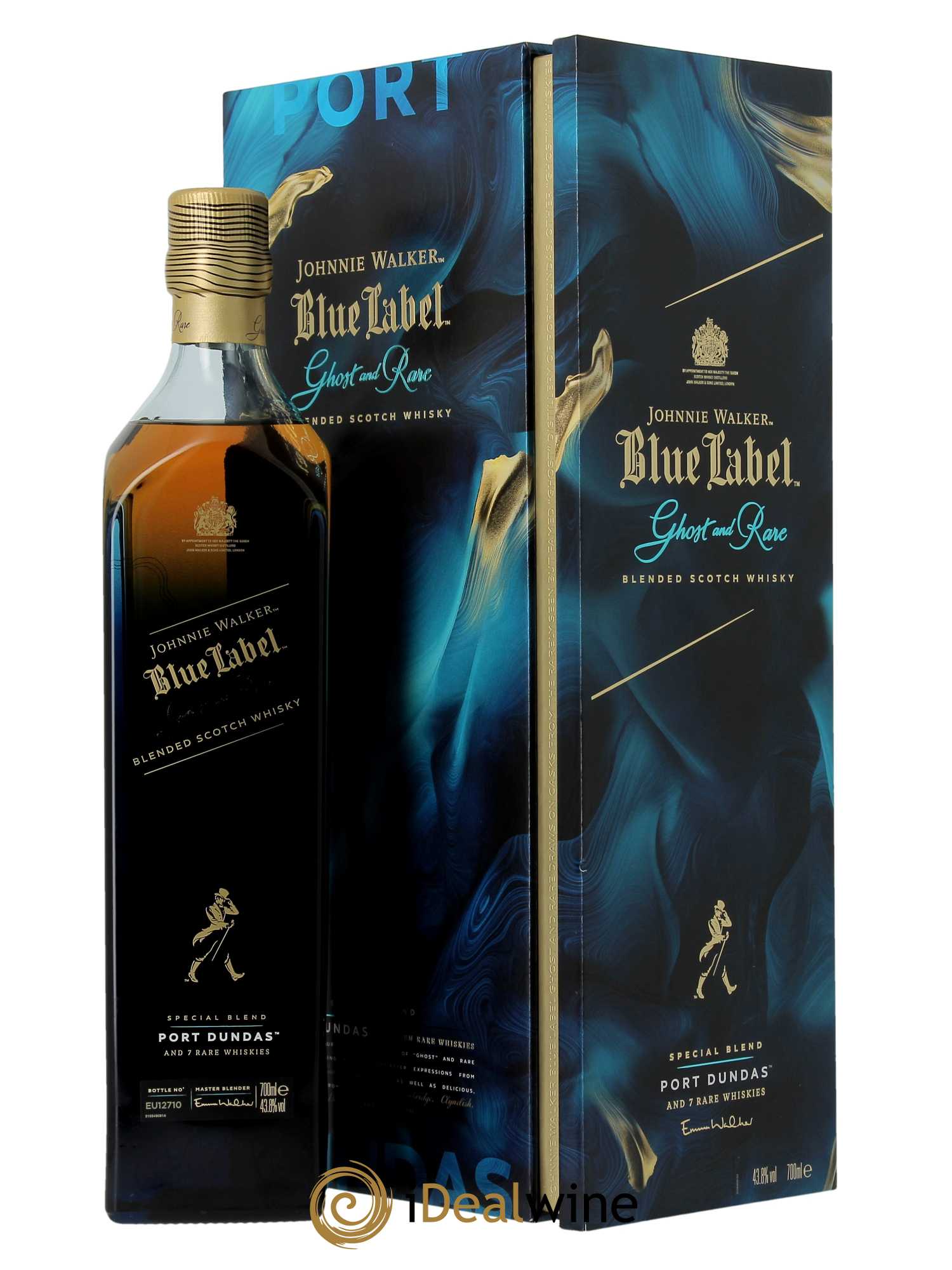 Whisky Johnnie Walker Blue Label Ghost & Rare n°5 (70cl) - Lot de 1 bouteille - 0