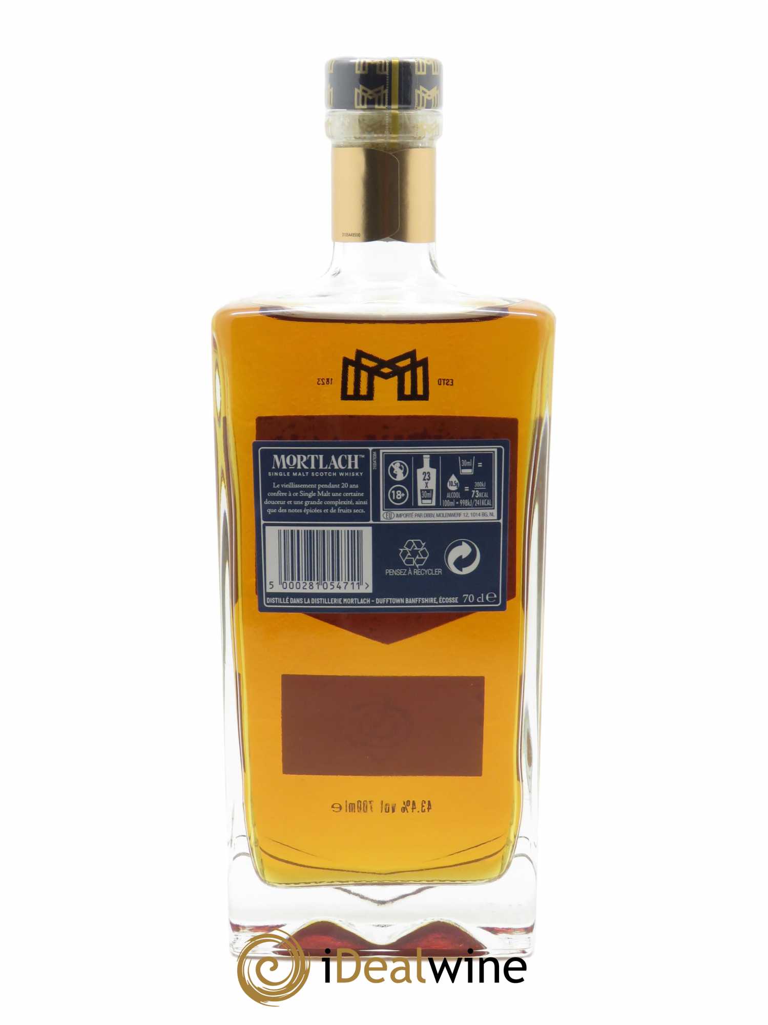 Whisky Mortlach 20 ans Cowies's Blue Seal (70cl) - Lotto di 1 bottiglia - 2