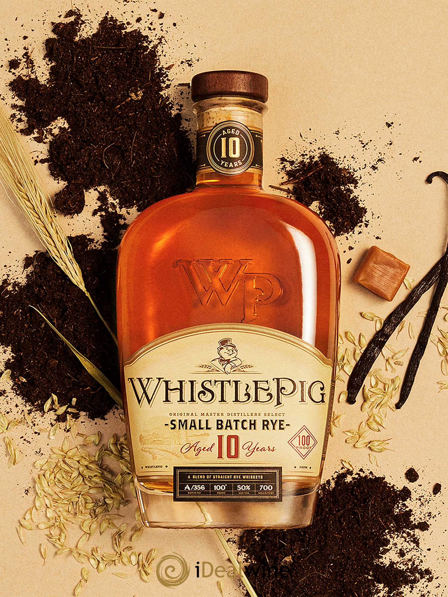 Whisky Whistle Pig Rye 10 years (70cl) - Lot of 1 bottle - 3