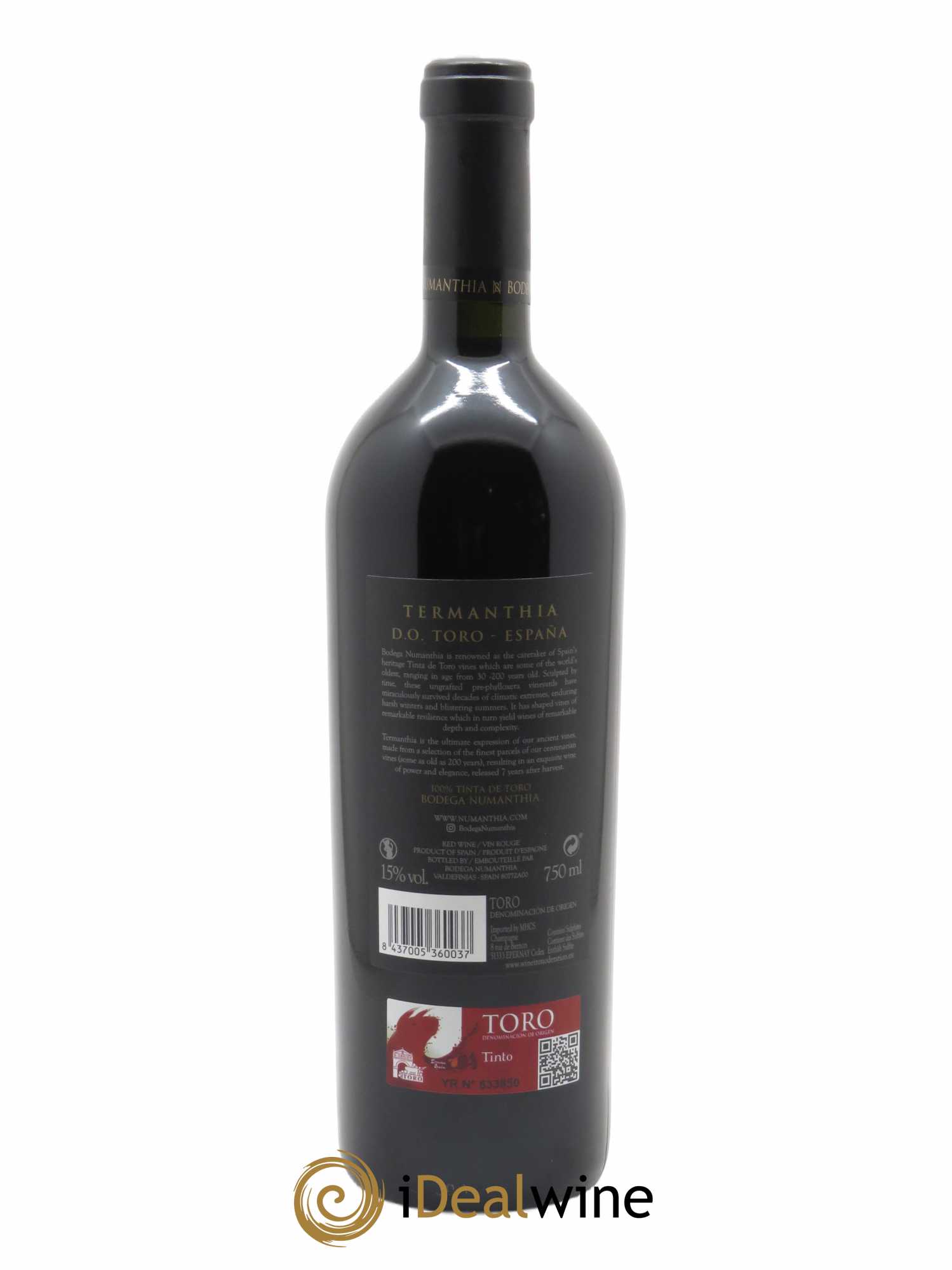 Toro DO Bodega Numanthia Termanthia  2015 - Lot de 1 bouteille - 1