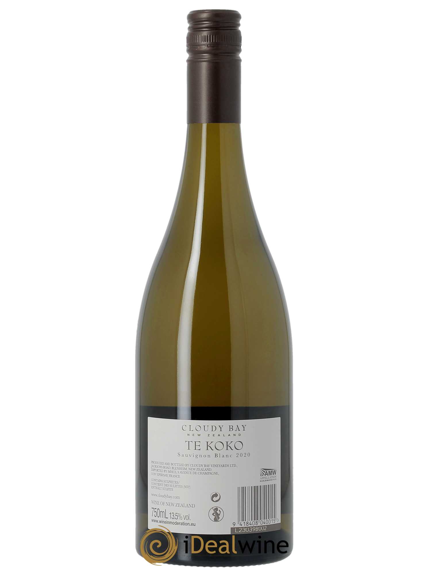 Nouvelle Zélande Cloudy Bay Te Koko 2020 - Lot of 1 bottle - 1