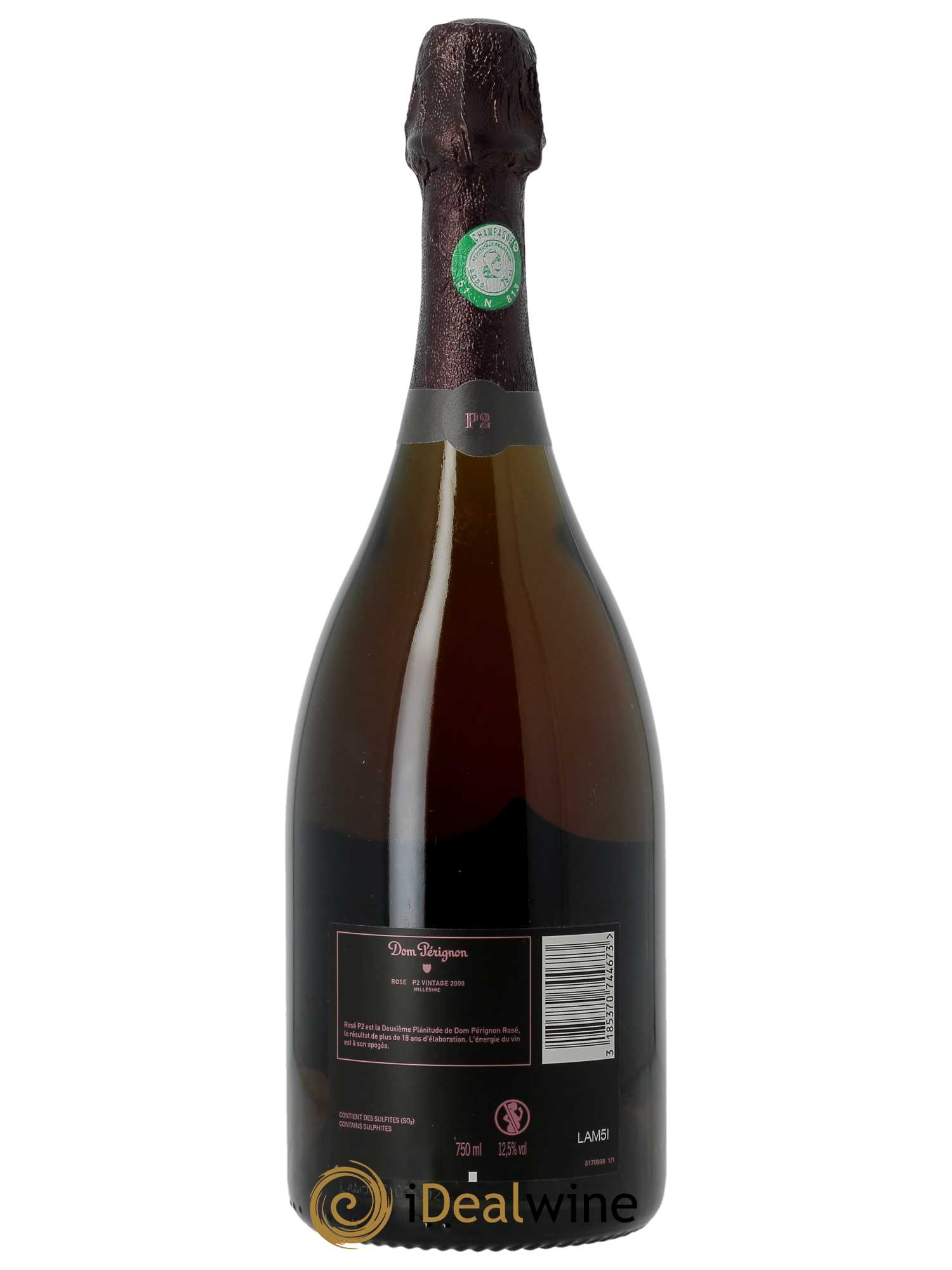 2eme Plenitude (P2) Dom Pérignon 2000 - Lotto di 1 bottiglia - 2