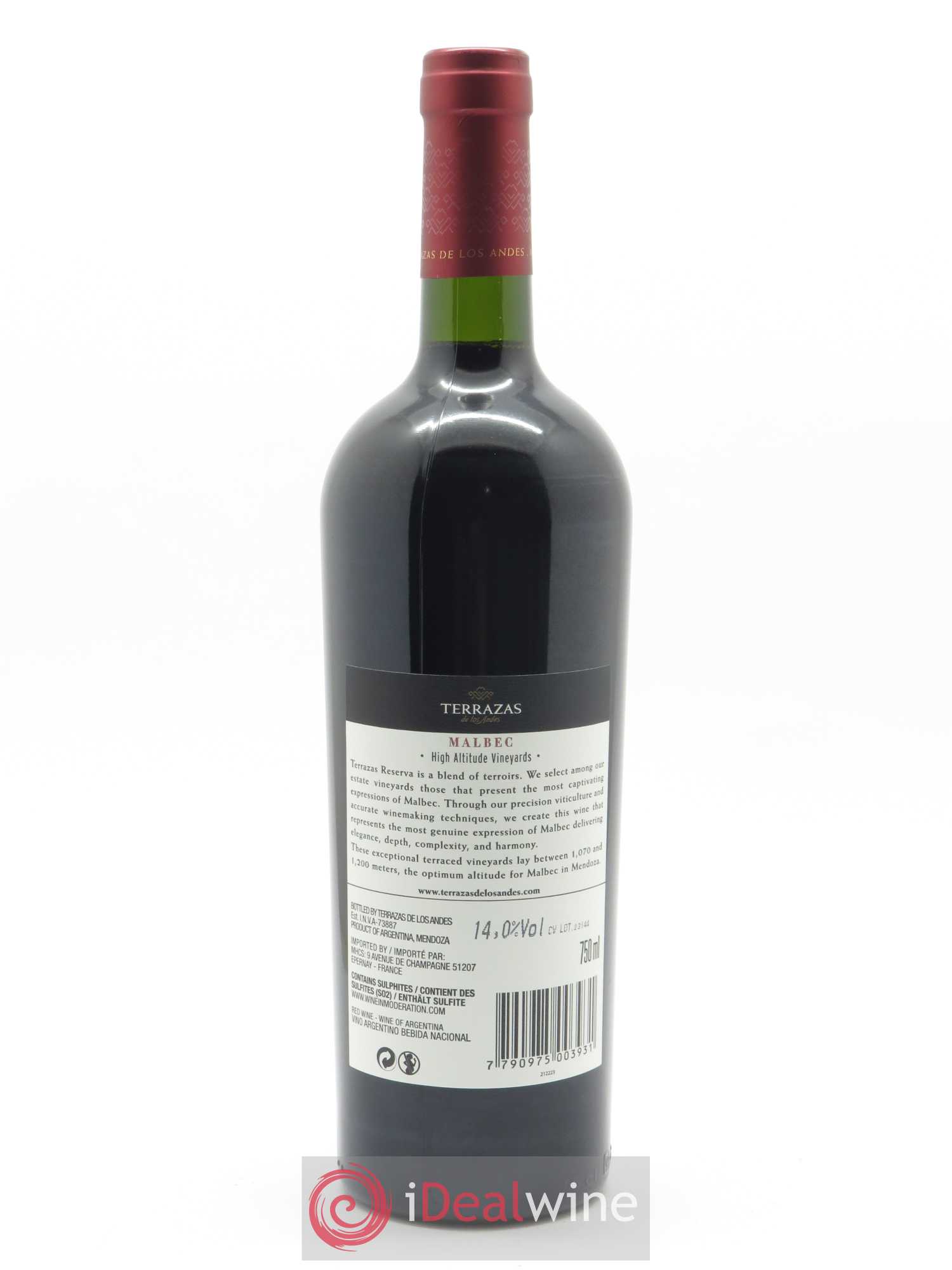 Mendoza Reserva Malbec Terrazas de los Andes  2018 - Posten von 1 Flasche - 1