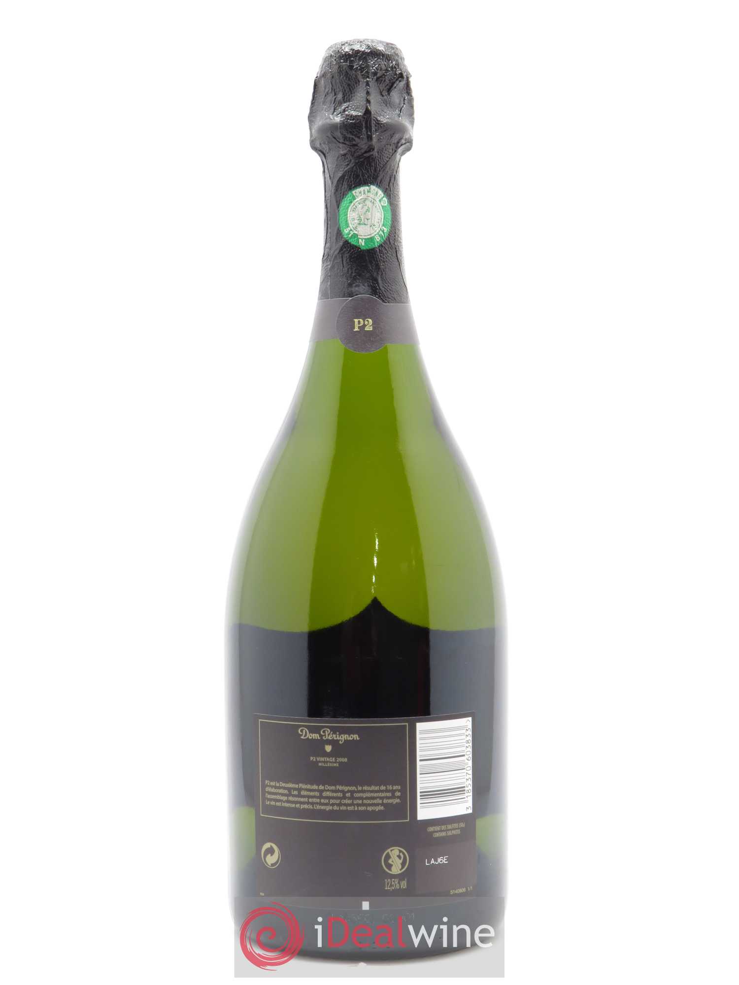2eme Plénitude (P2) Dom Pérignon 2000 - Lot of 1 bottle - 2