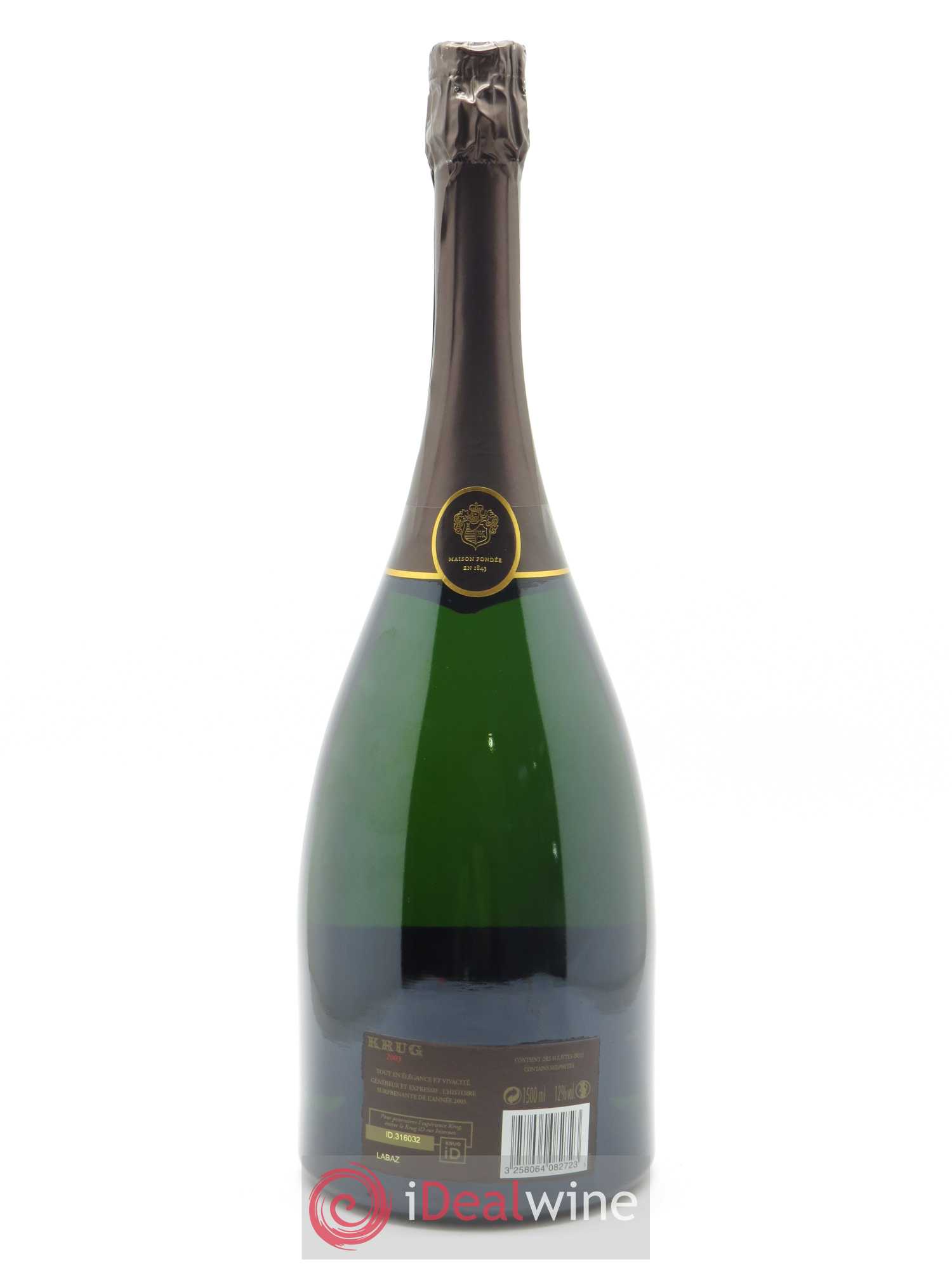 Coffret Vintage Krug 2003 - Posten von 1 Magnum - 2