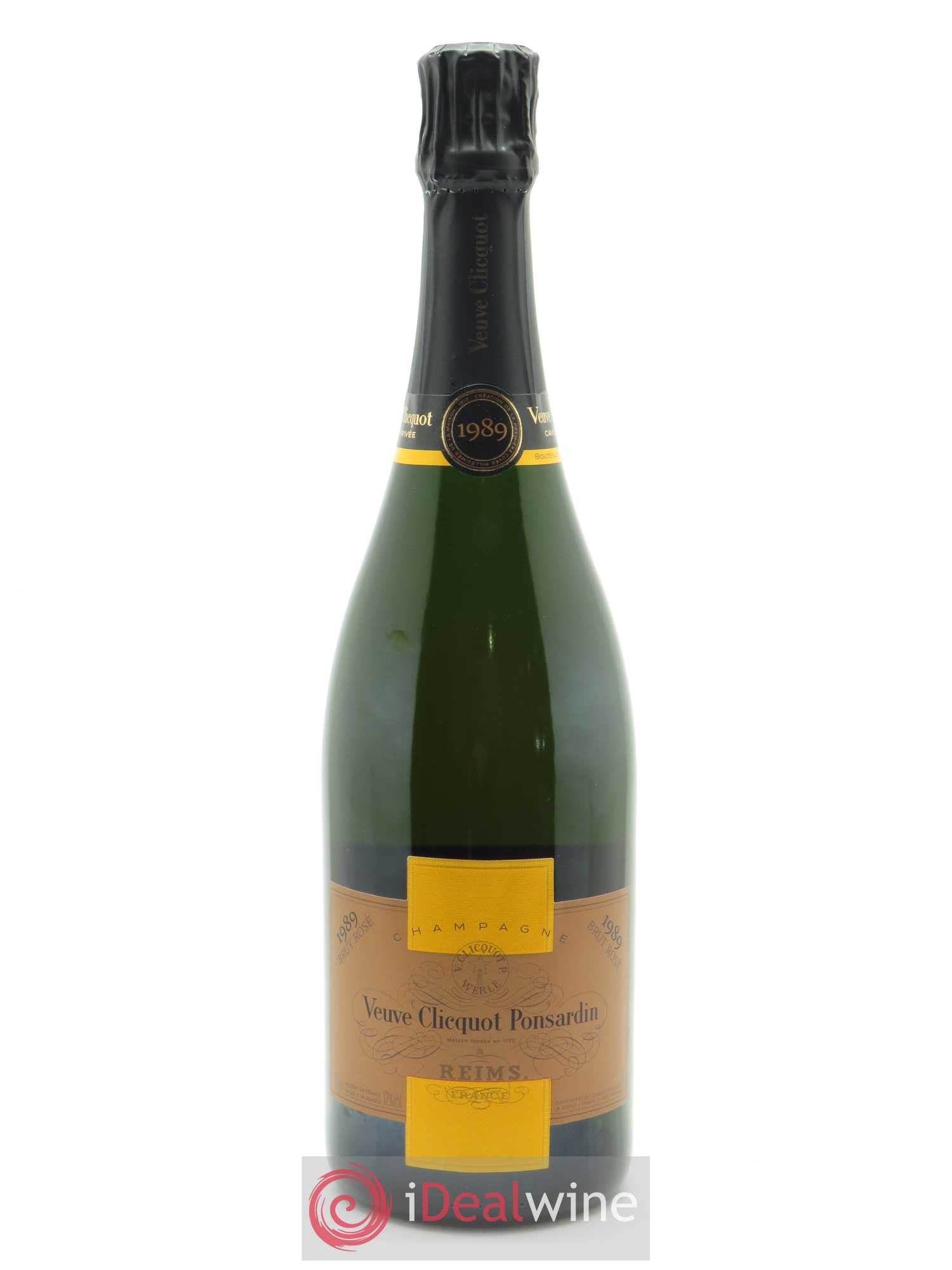 Vintage Rosé Veuve Clicquot 1989 - Lot de 1 bouteille - 0