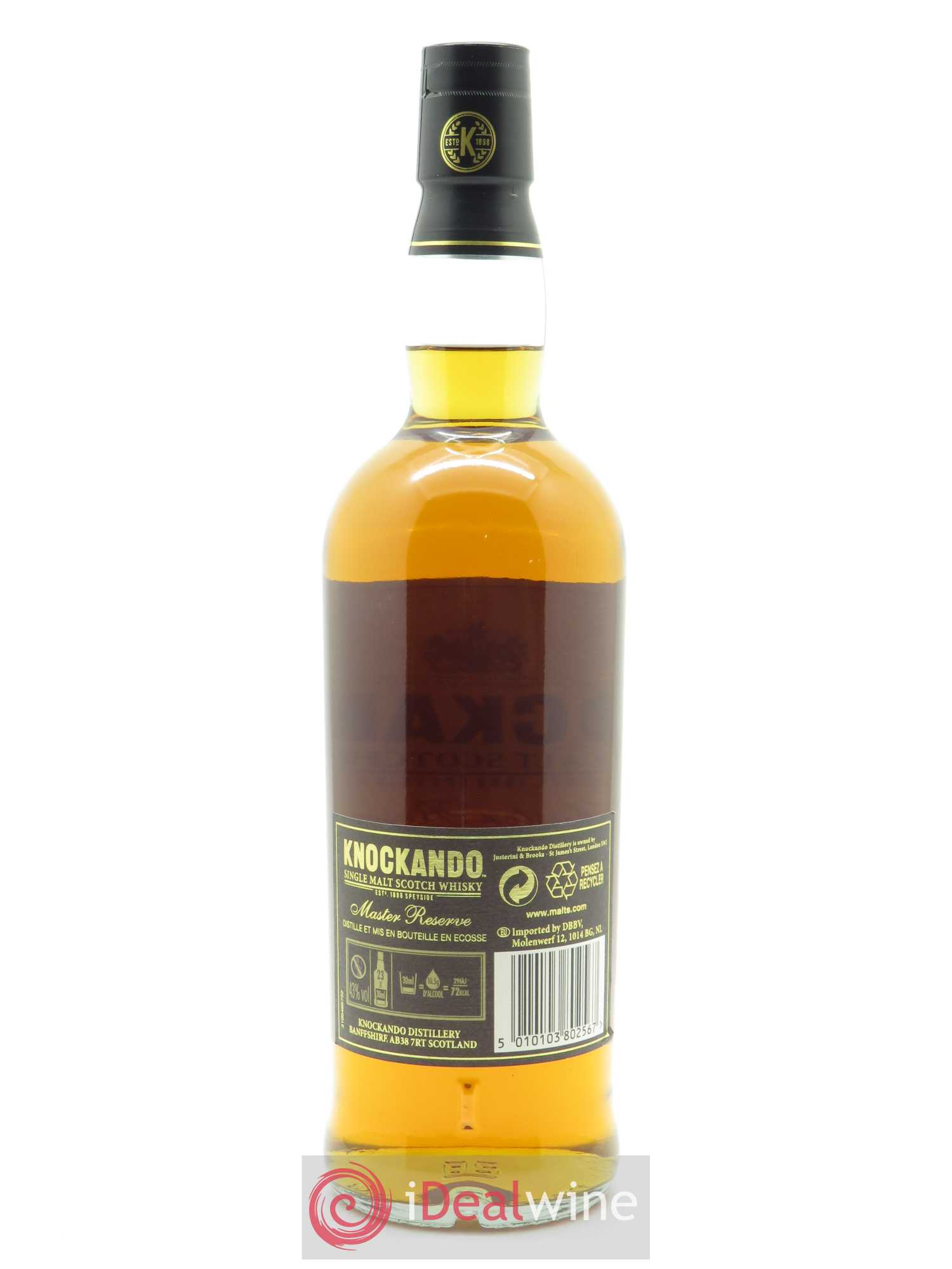 Whisky Knockando Single Malt Scotch Master Reserve Aged 21 Years  (70cl) - Lot de 1 bouteille - 2