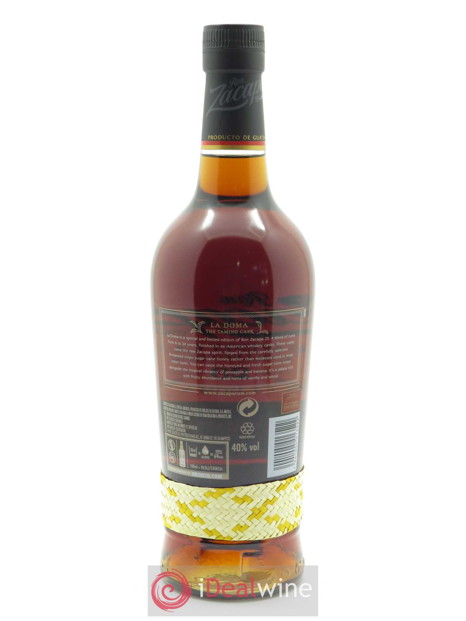 Rhum Zacapa La Doma  (70cl) - Lotto di 1 bottiglia - 2