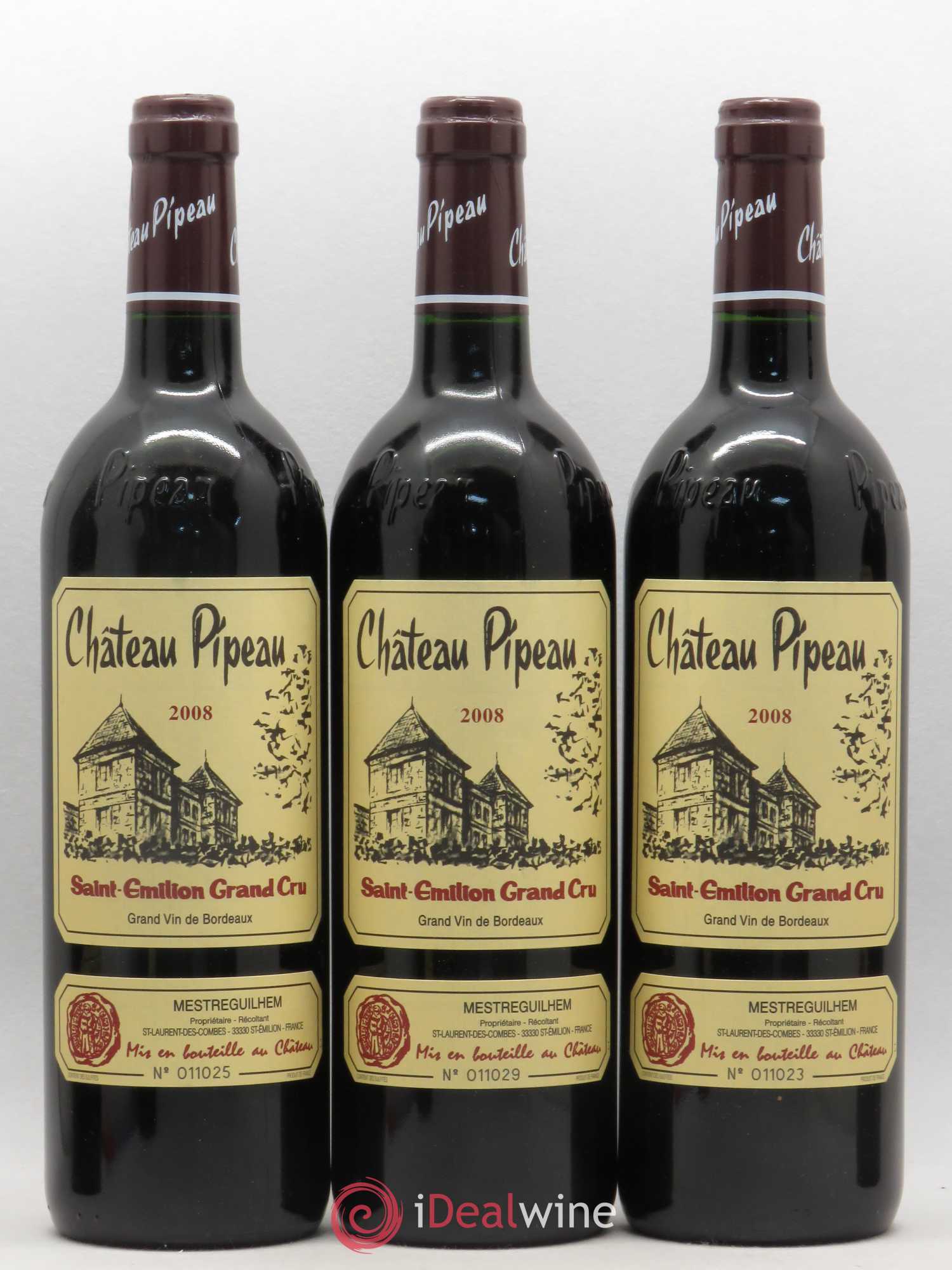 Château Pipeau 2008 - Lot de 6 bouteilles - 2