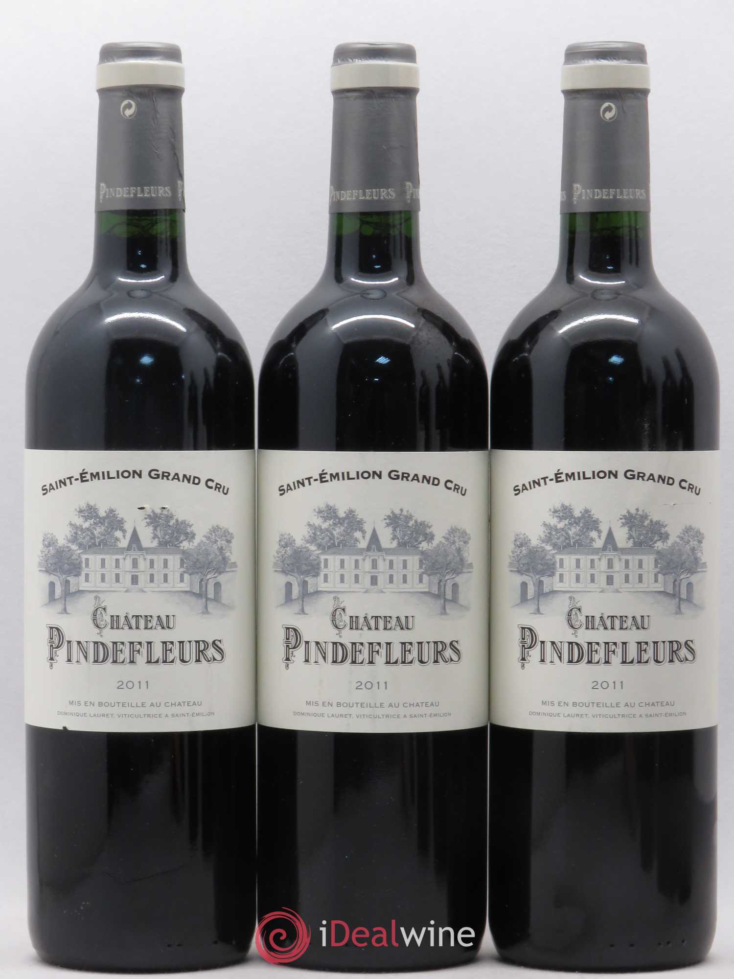Saint-Émilion Château Pindefleurs (sans prix de réserve) 2011 - Posten von 6 Flaschen - 1