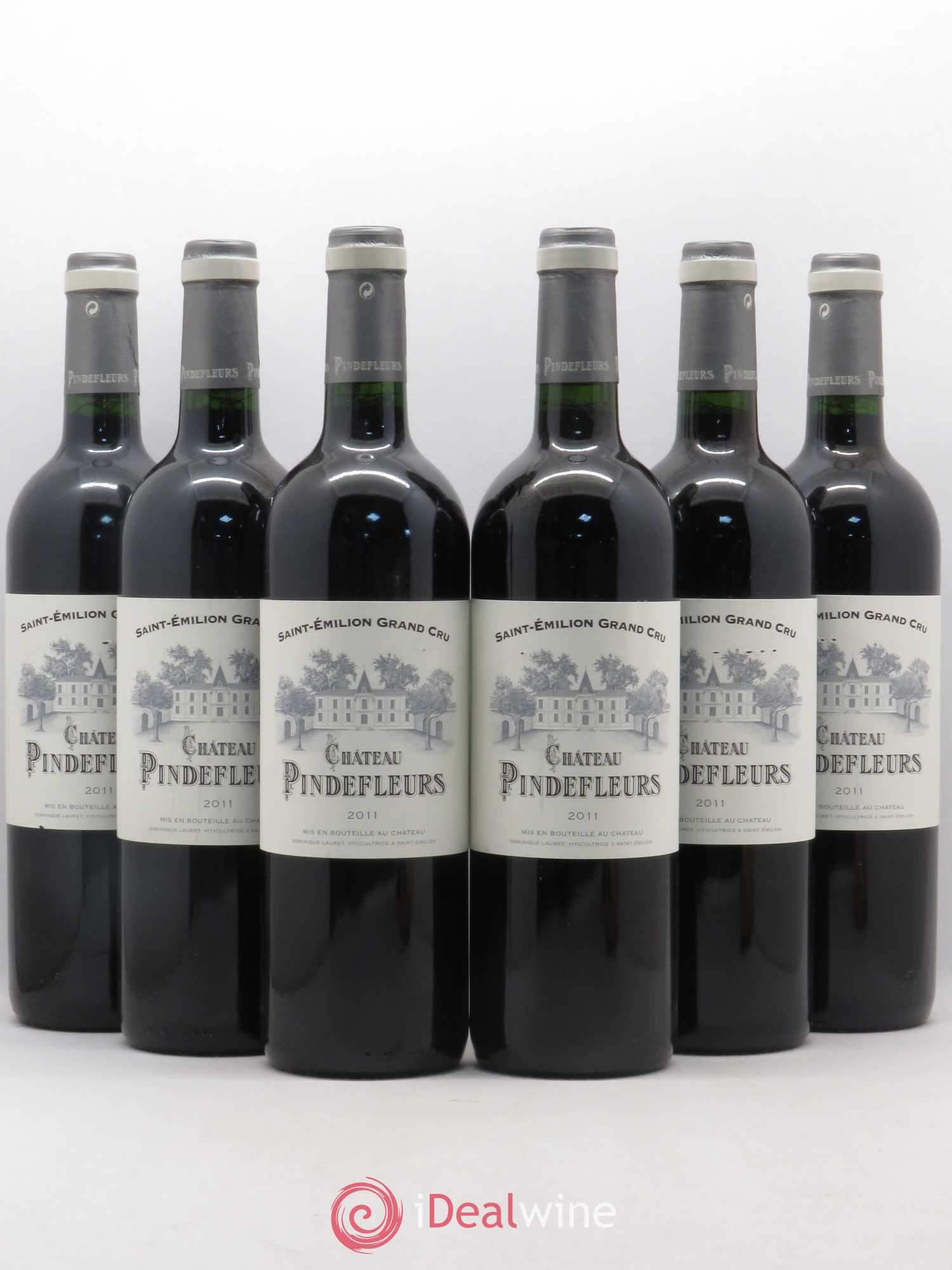 Saint-Émilion Château Pindefleurs (sans prix de réserve) 2011 - Posten von 6 Flaschen - 0