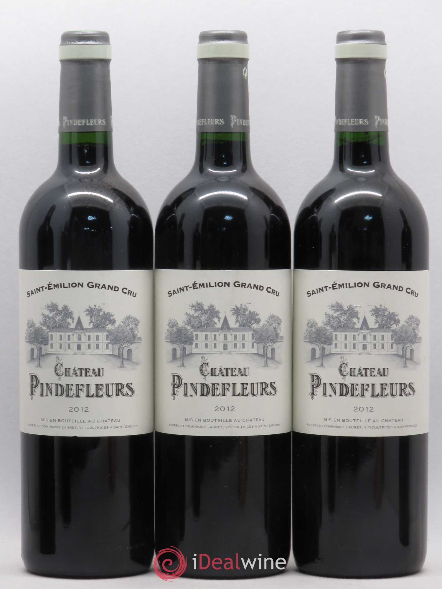 Saint-Émilion Château Pindefleurs (no reserve) 2012 - Lot of 6 bottles - 2