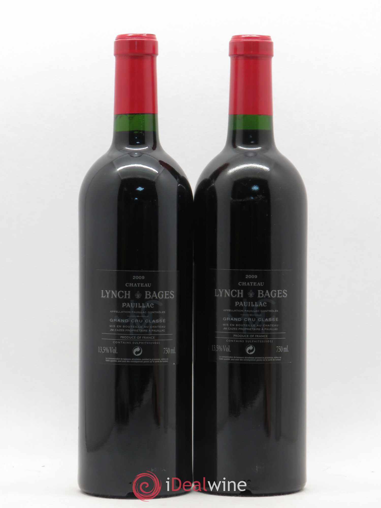 Château Lynch Bages 5ème Grand Cru Classé 2009 - Lot de 2 bouteilles - 1