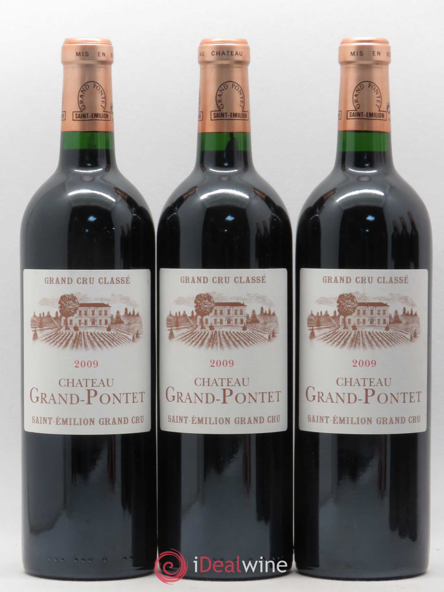Château Grand Pontet Grand Cru Classé 2009 - Lot de 6 bouteilles - 1