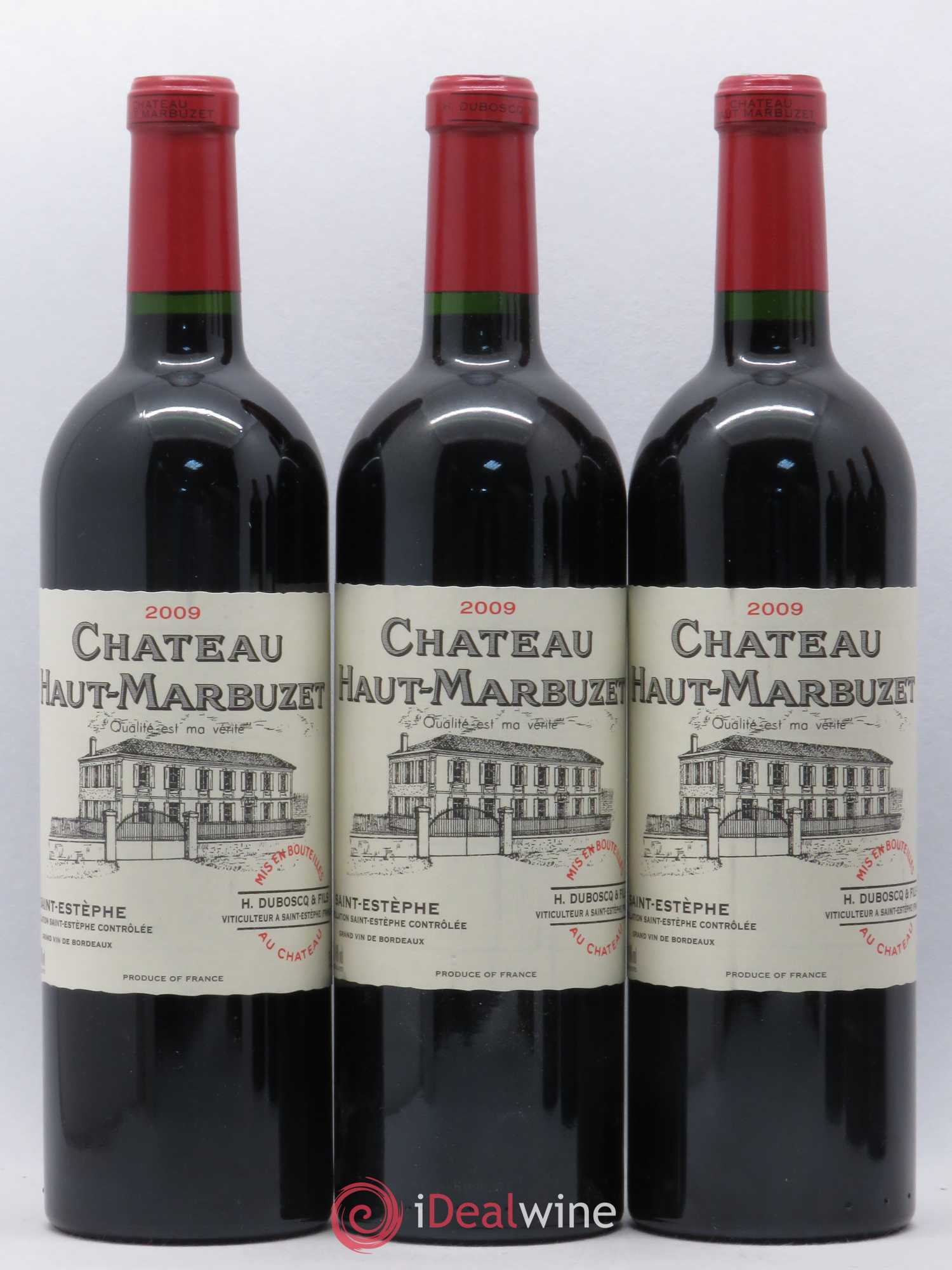 Château Haut Marbuzet 2009 - Lot de 6 bouteilles - 1